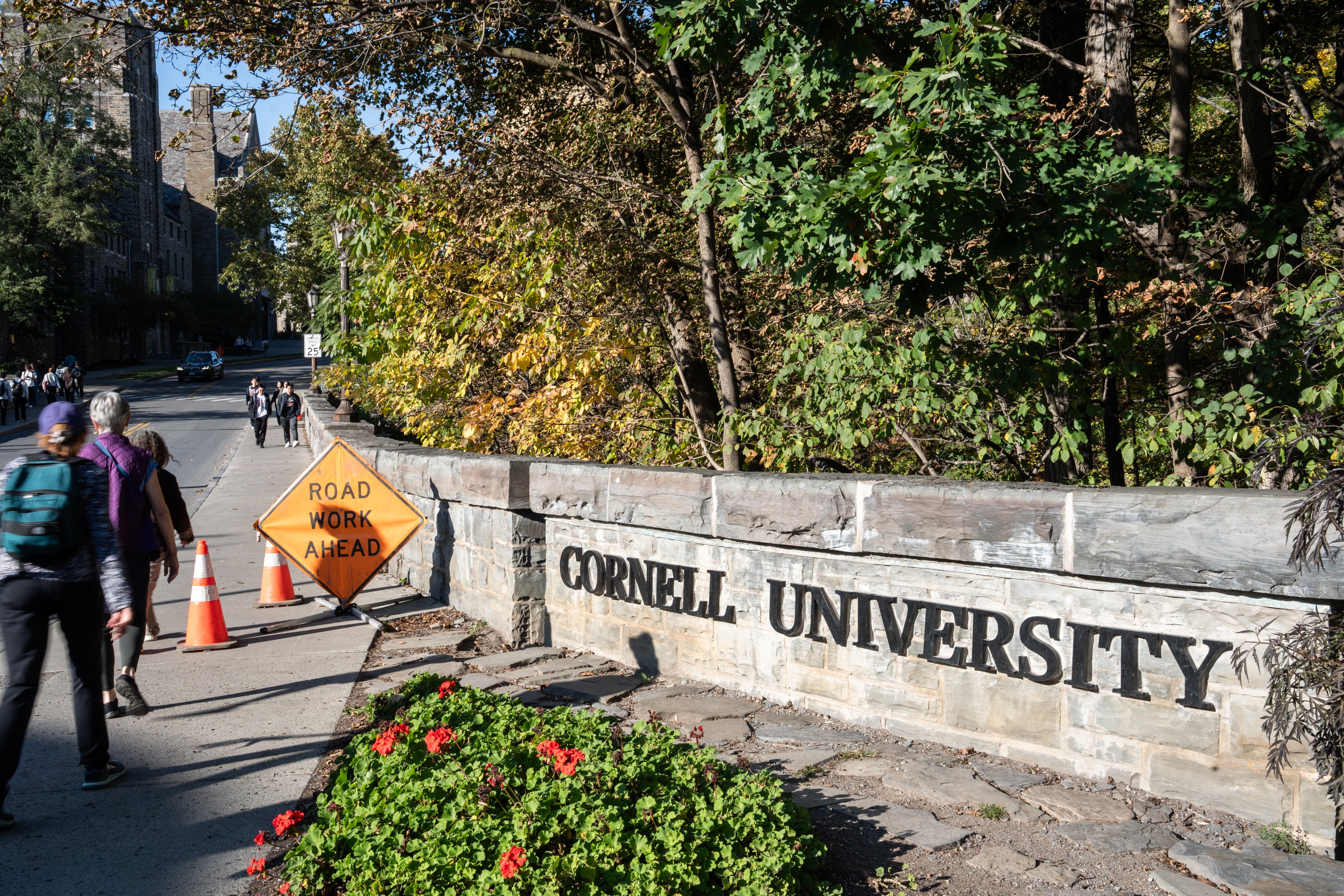 Cornell University President Michael Kotlikoff faced angry members of the school’s faculty Wednesday