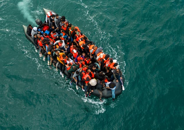 Migrants coming though the Balkans ended up in small boats crossing the Channel