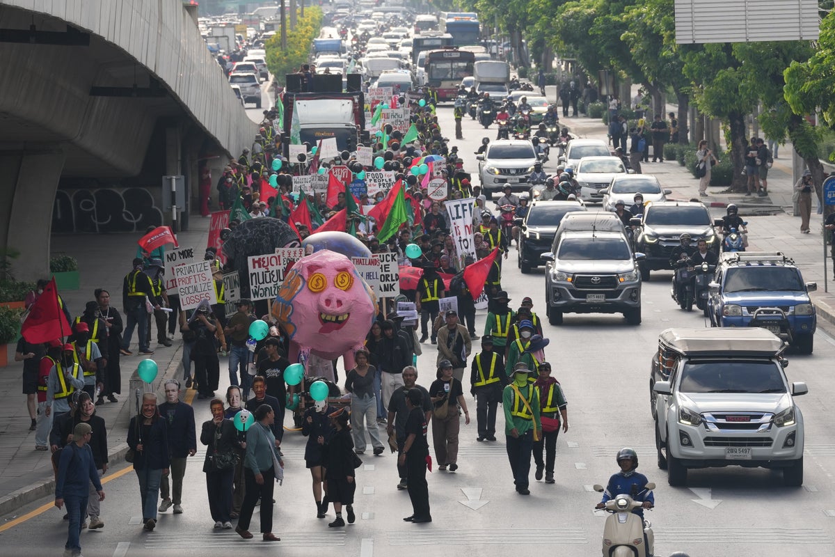 IMF-World Bank meetings draw modest protests in Bangkok over growing inequality