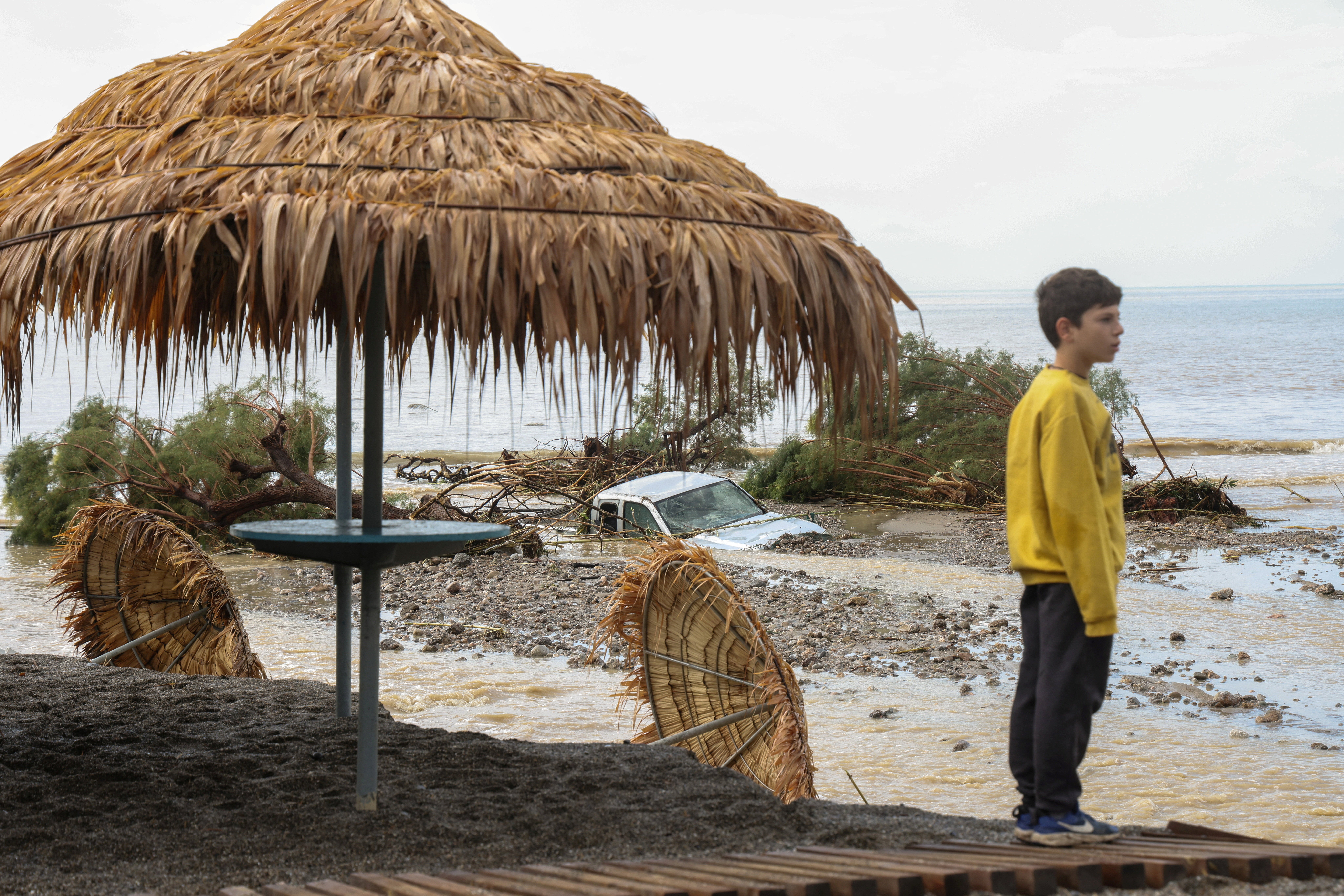 Travel restrictions in place for Greek islands as deadly floods hit ...