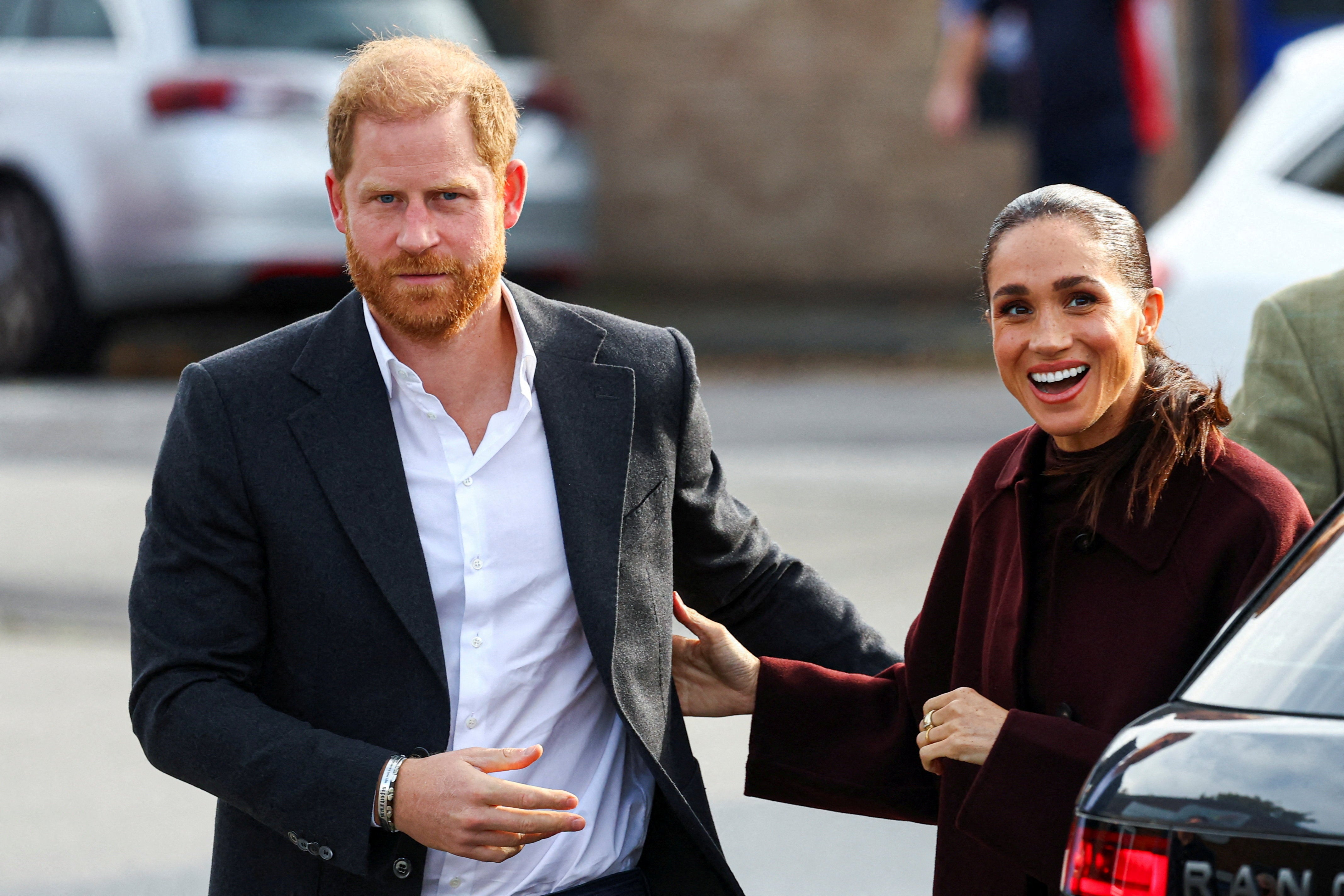 Harry and Meghan: Duchess says ‘it’s great to be back’ as couple visit Nottingham
