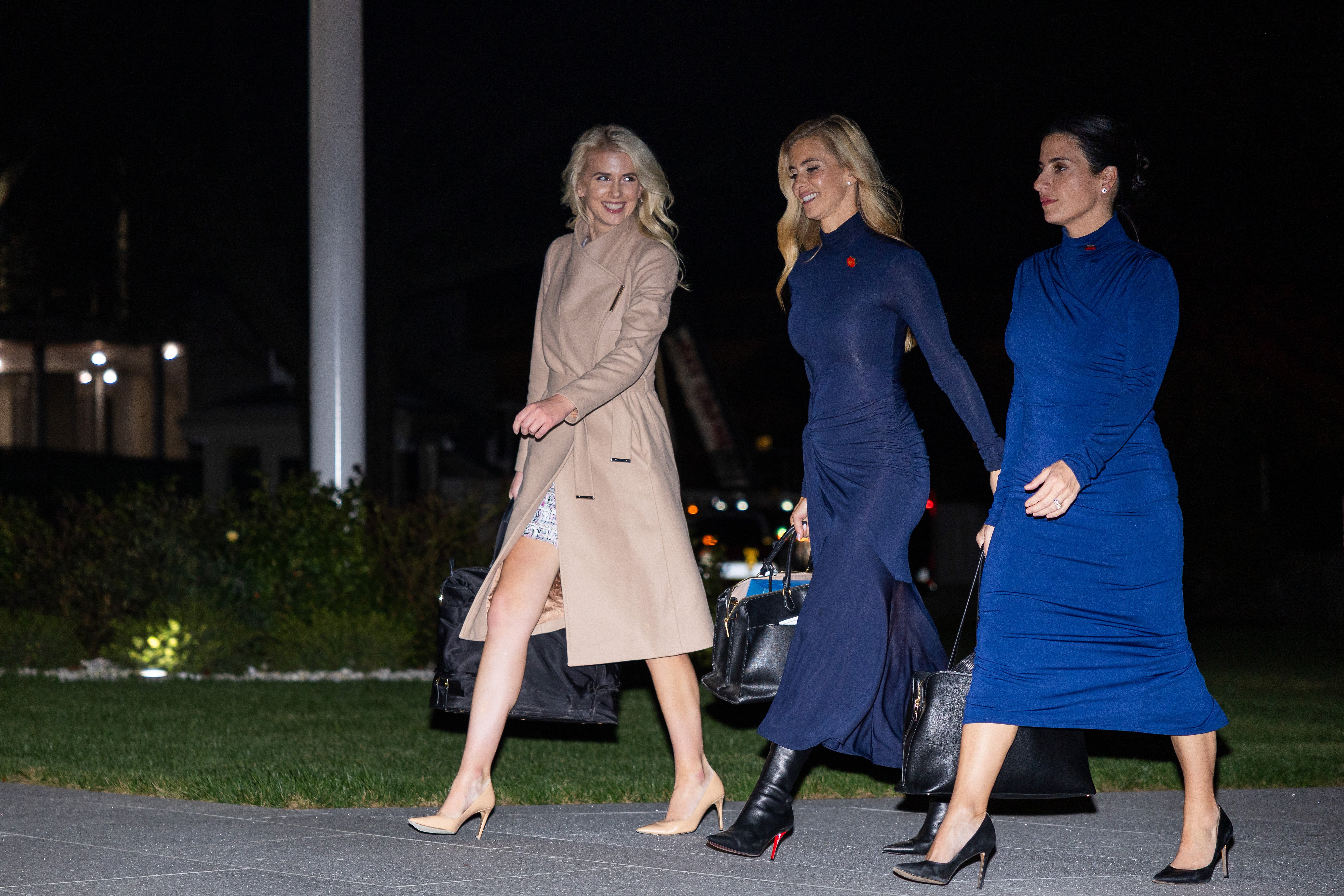 Zacharia (middle) has been praised by Trump for having an ‘unblemished record of support’