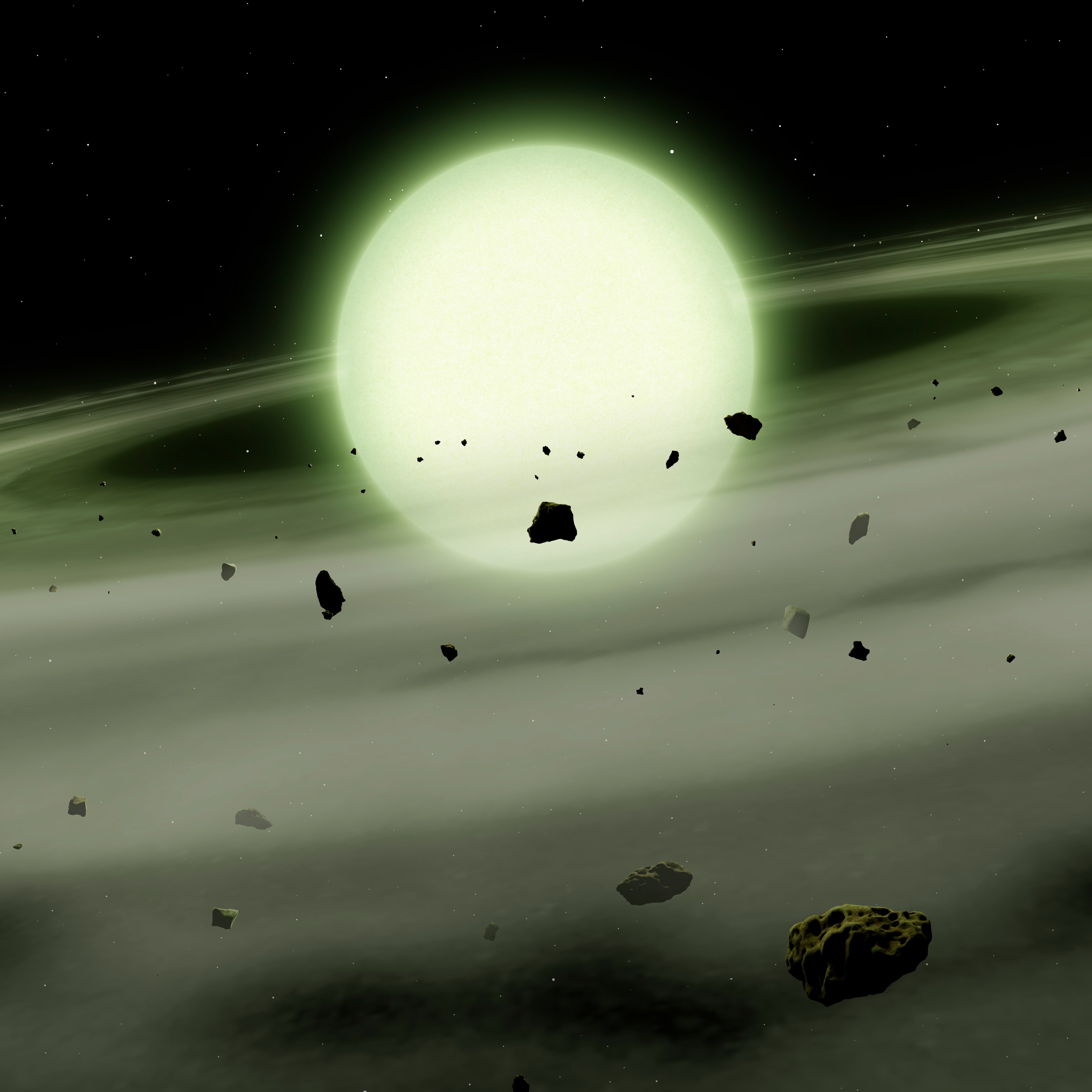 Astronomers identify first green‑coloured white dwarf star