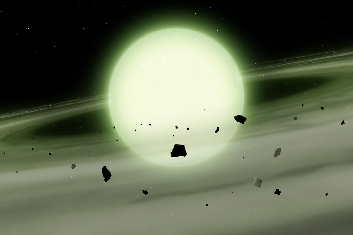 Astronomers identify true color range of white dwarf stars, including a ‘green’ example