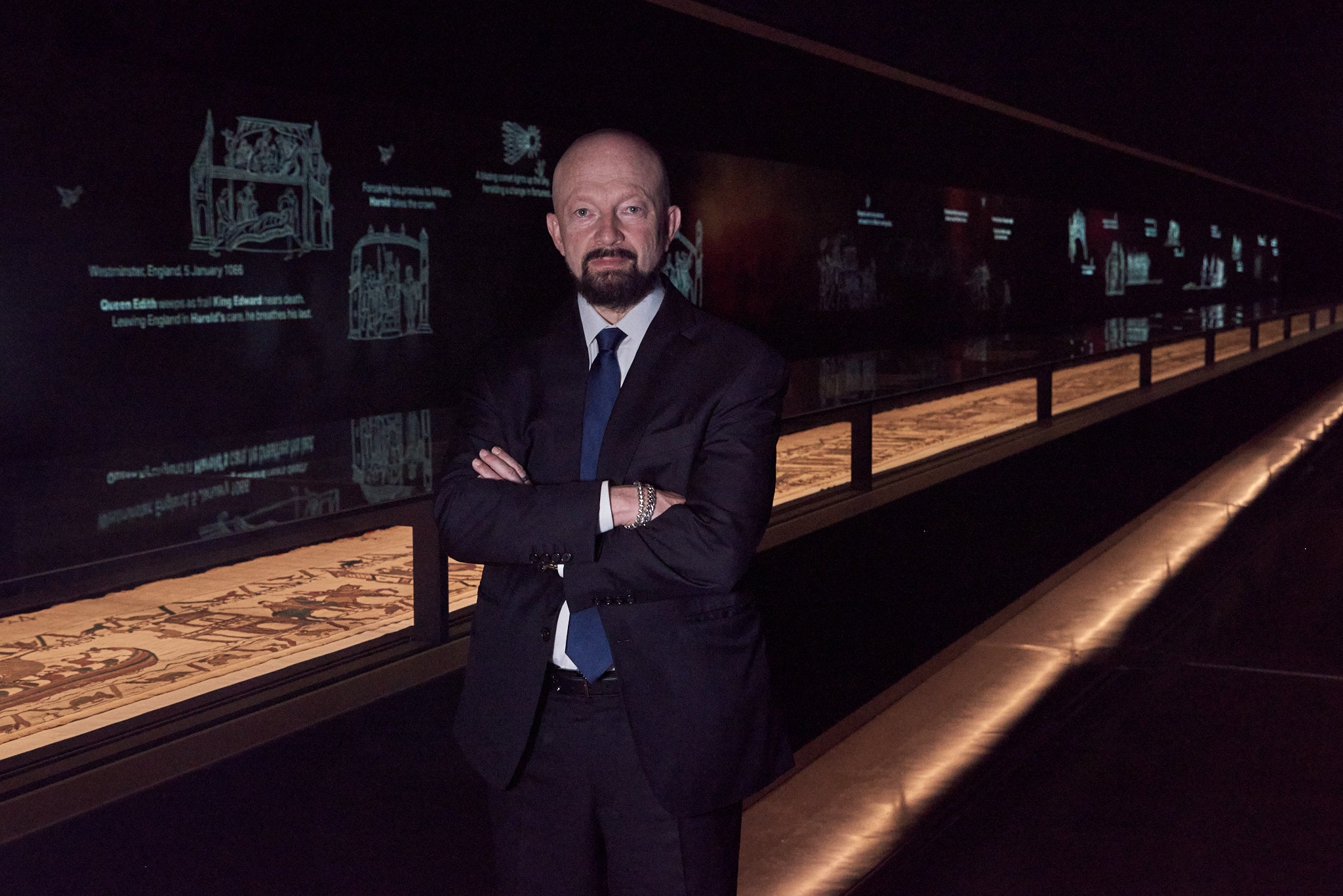 Igor Tulchinsky committed £5million to the project to bring the Bayeux Tapestry to the British Museum