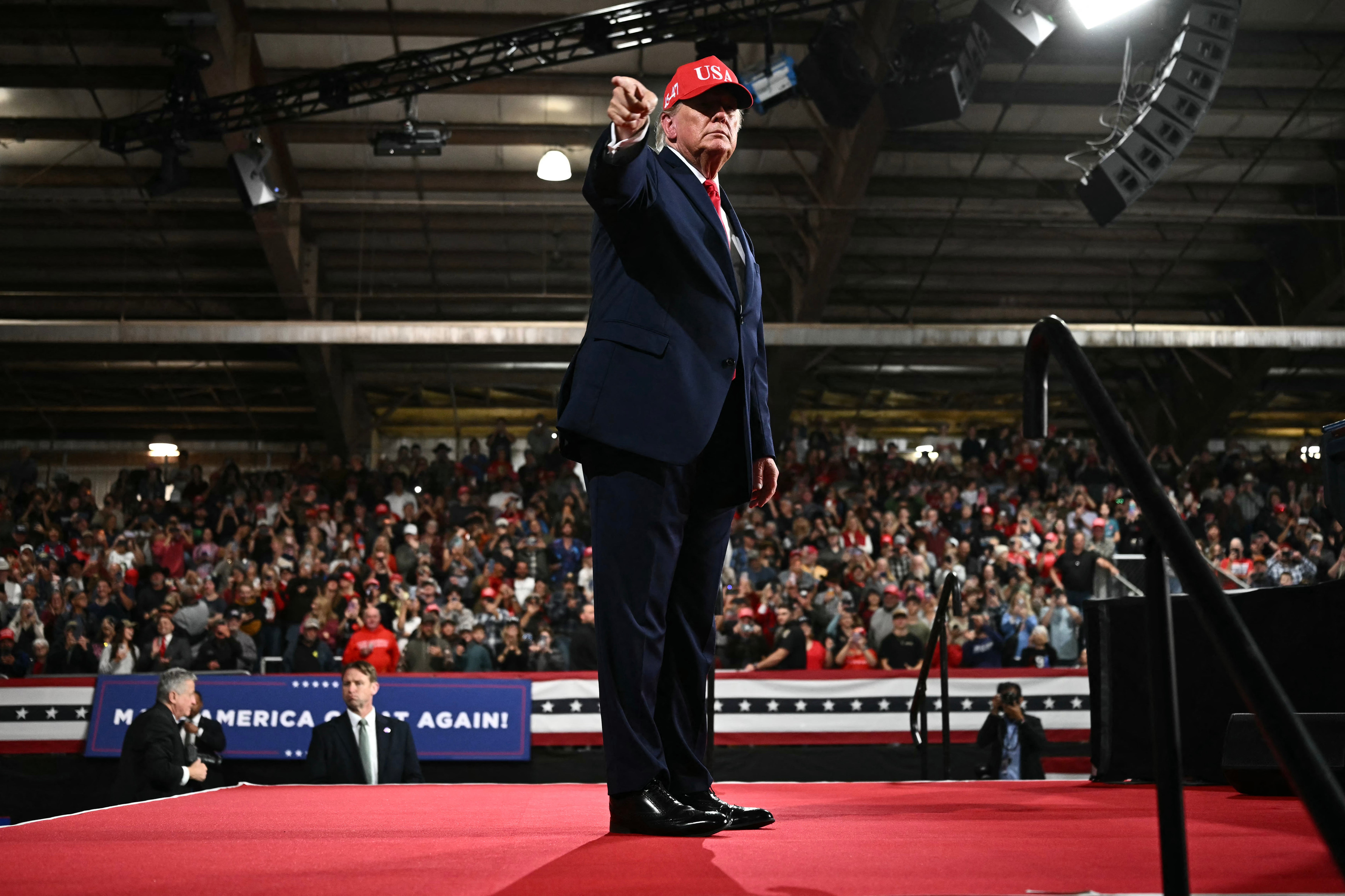 The Trump family owns a near majority stake in his media company
