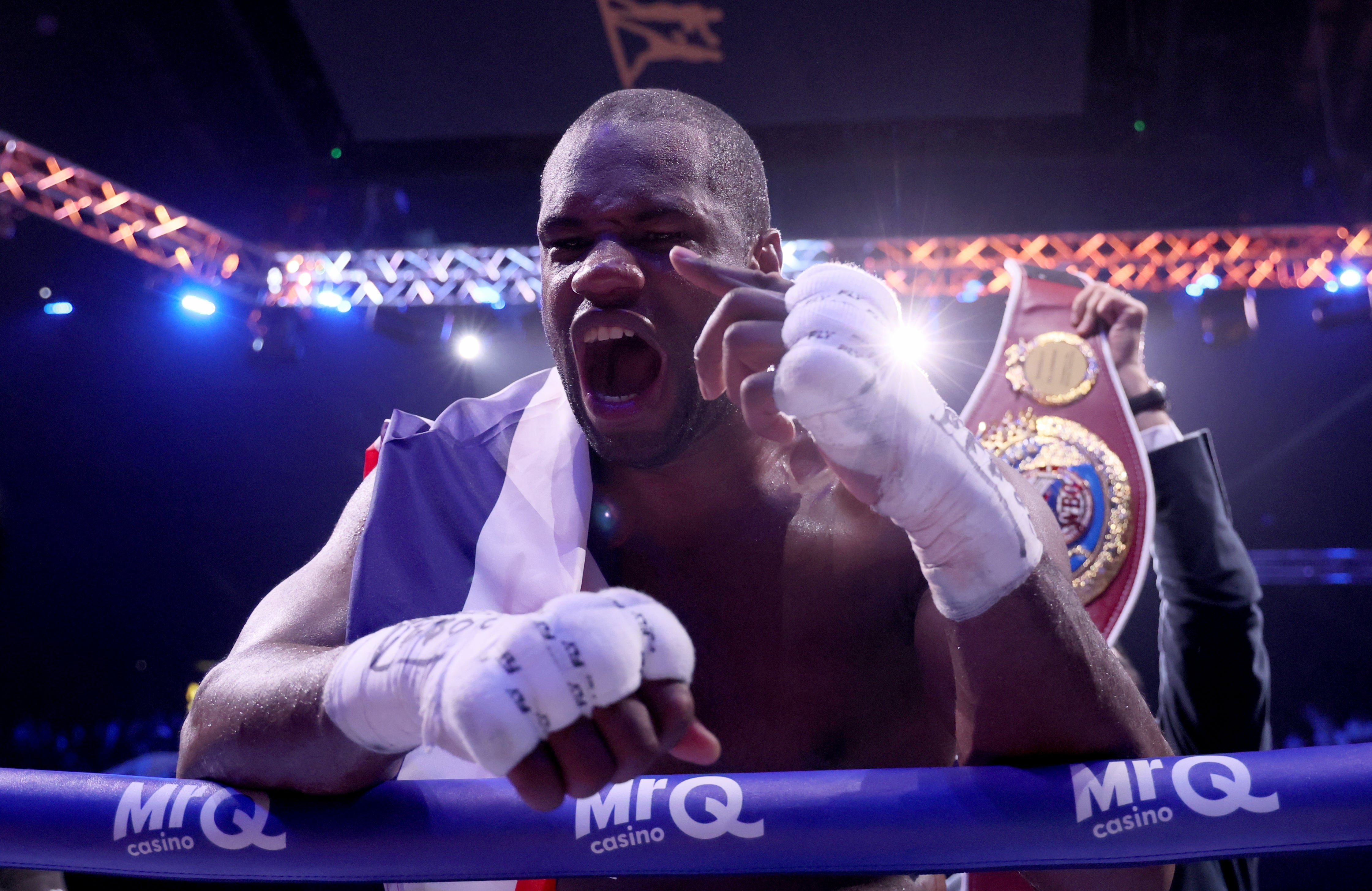 Daniel Dubois’ WBO world heavyweight title will be on the line at The O2 Arena (Richard Sellers/PA)