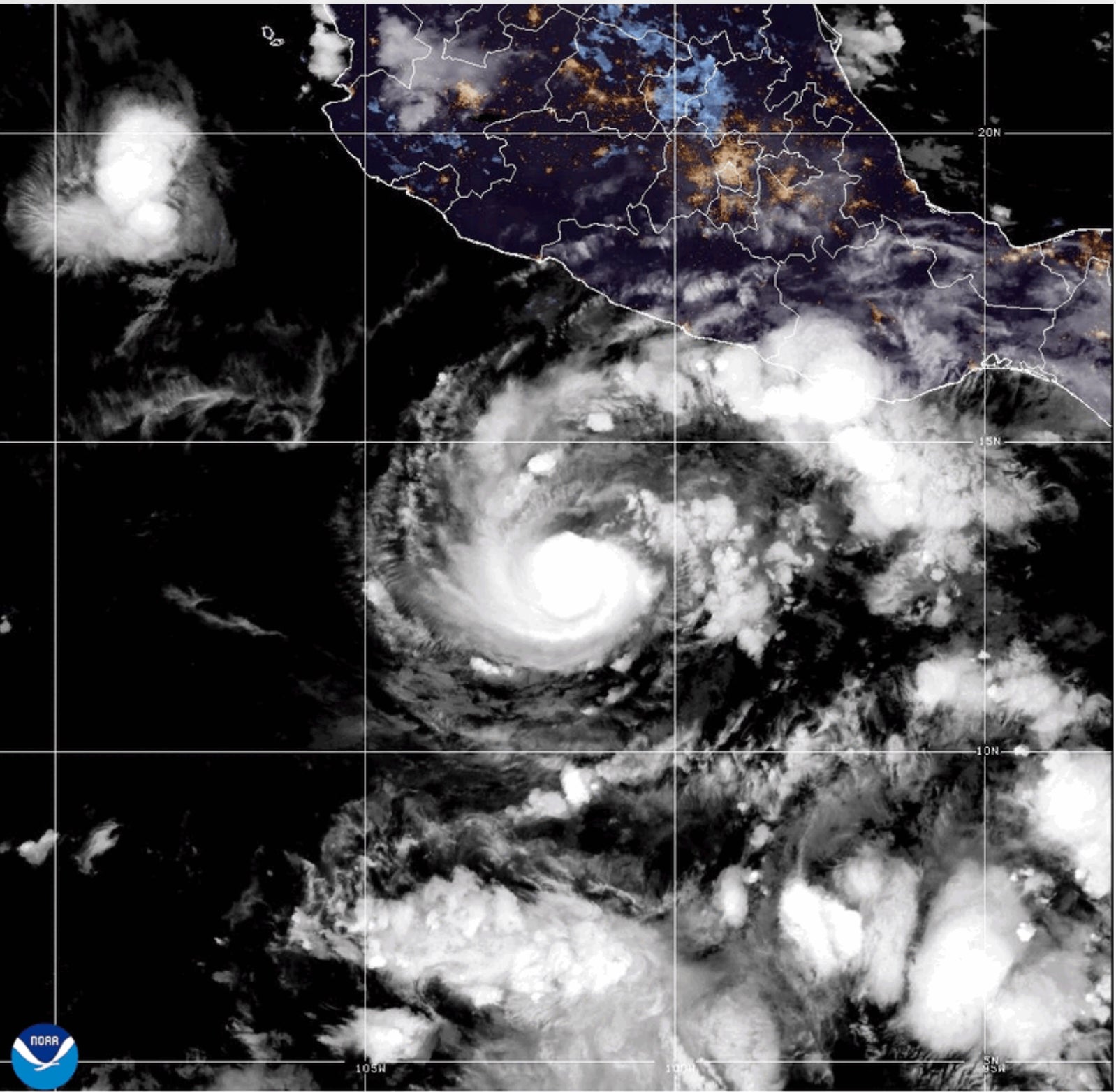 Hurricane Trudy looms over Mexico’s Pacific coast as it strengthens into huge storm