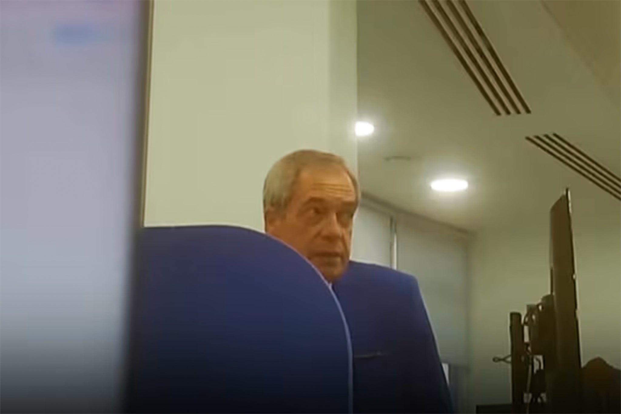 Secretly filmed footage shows the Reform UK leader’s Director of Communications accusing Mr Farage of “protecting” the party’s mayoral candidate for Hampshire and the Solent, Chris Parry.