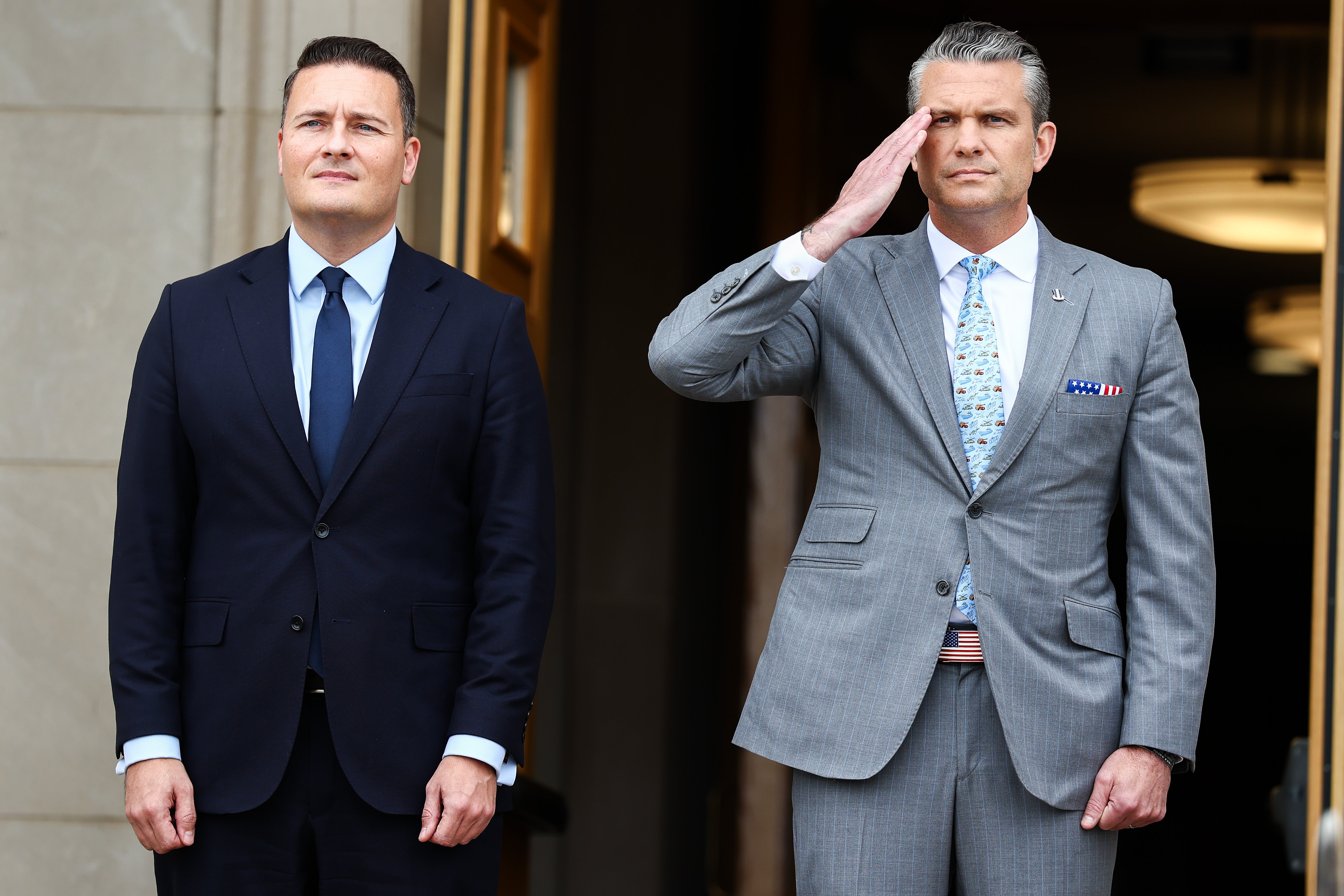 Streeting wurde von US-Verteidigungsminister Hegseth versichert ...