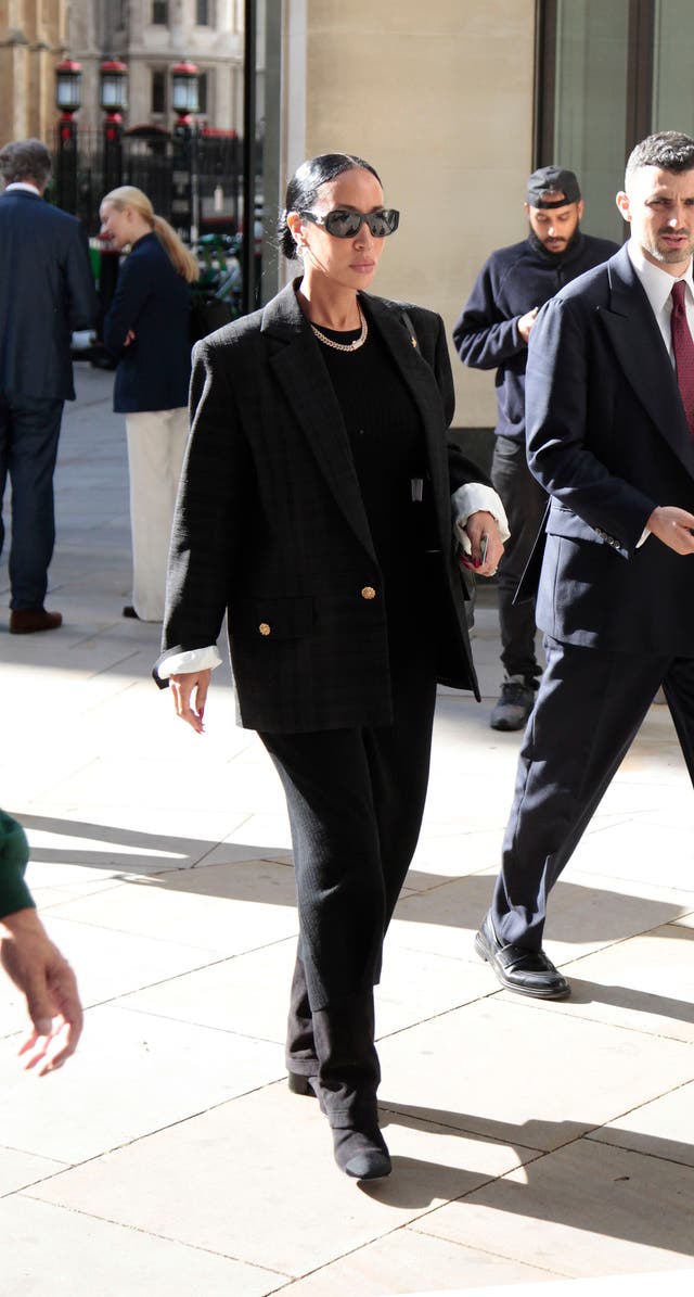 Mike Tyson's wife Lakiha Tyson outside London's High Court