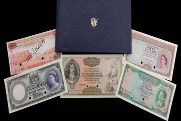 Kyat Banknote Collection Rare banknotes donated to charity shop sell for more than £85,000 | The ...