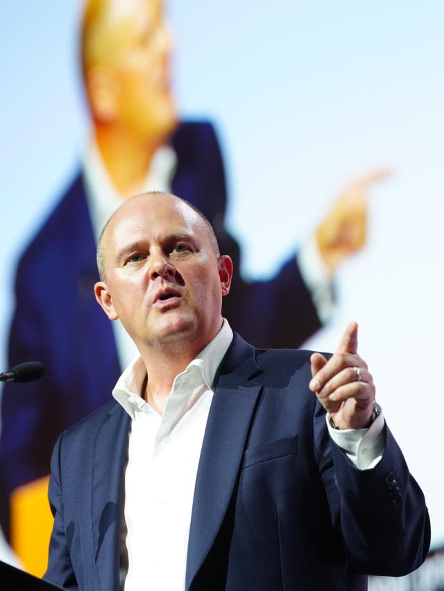 TUC General Secretary Paul Nowak (Stefan Rousseau/PA)