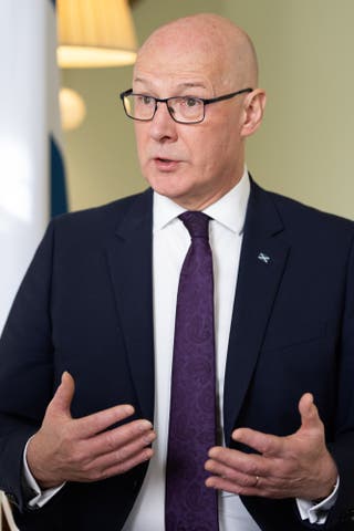 First Minister John Swinney said on Thursday that GB Energy has so far done ‘absolutely nothing’ (Jane Barlow/PA)