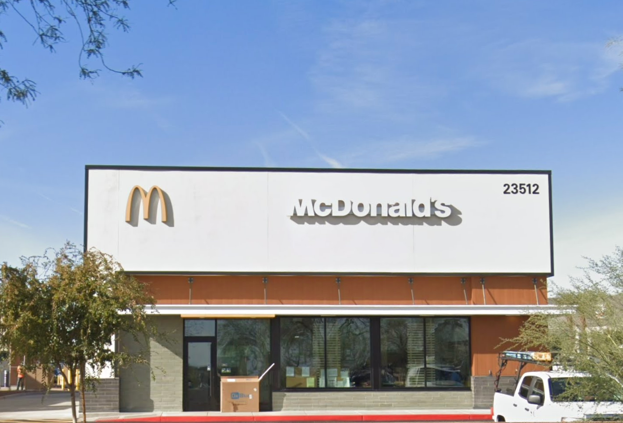 A McDonald's restaurant in Surprise, Arizona (pictured), was found to be the fast-food chain's worst-reviewed site in the U.S.