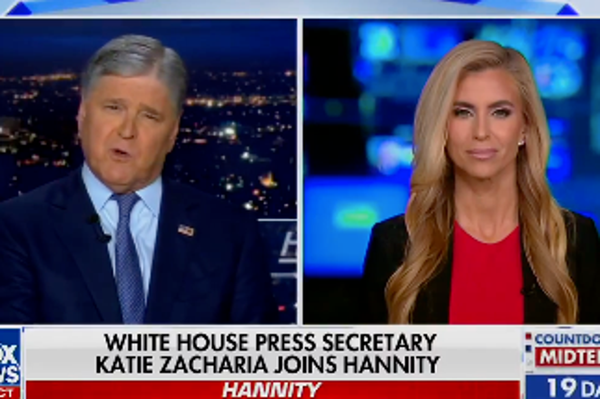Trump critics are stunned after Katie Zacharia is grilled by Sean Hannity over ‘lawyer’ claim: ‘Moving in for the kill’