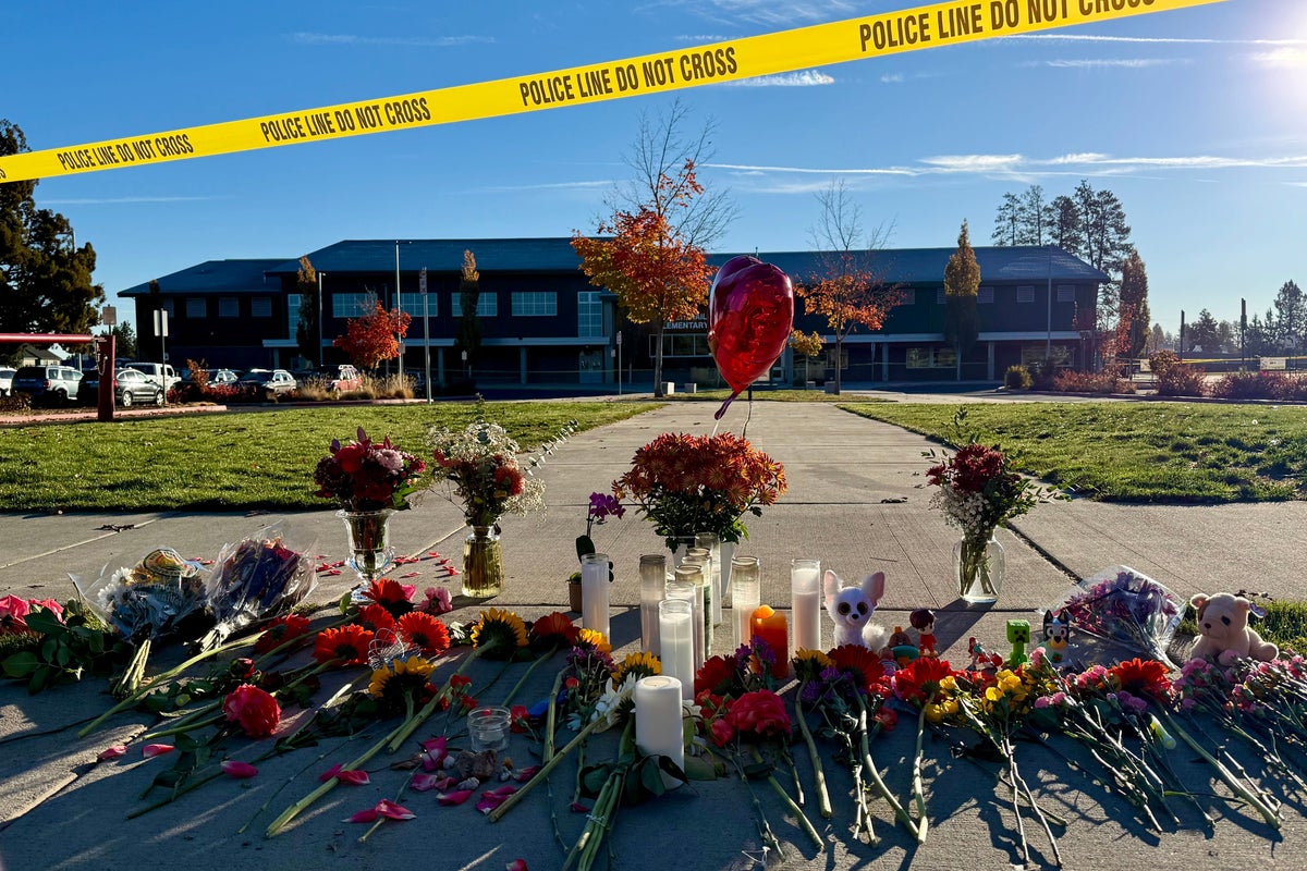 The aftermath of a school shooting in Oregon, in photos