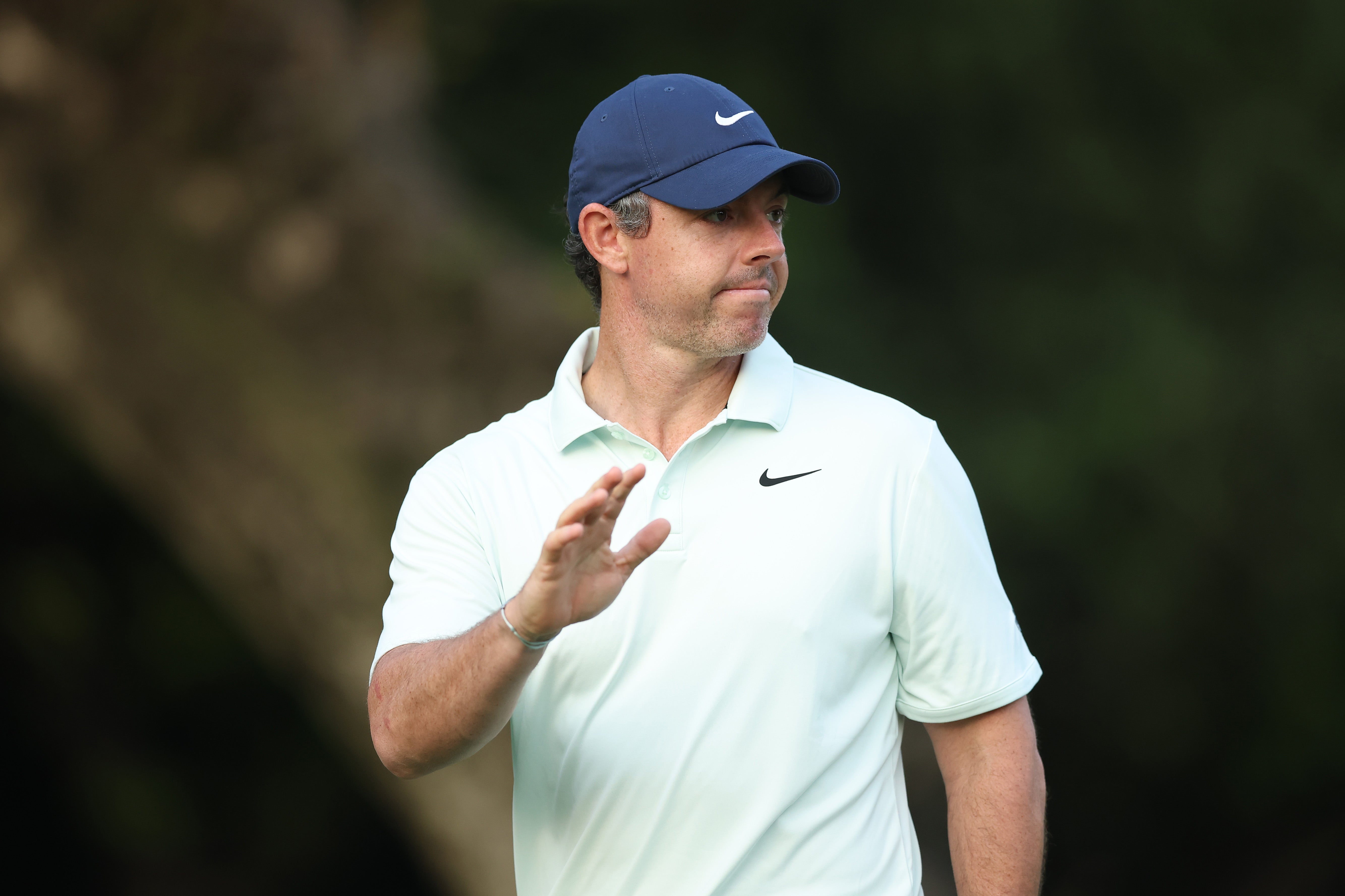 Rory McIlroy sits four under after opening the second round with an eagle