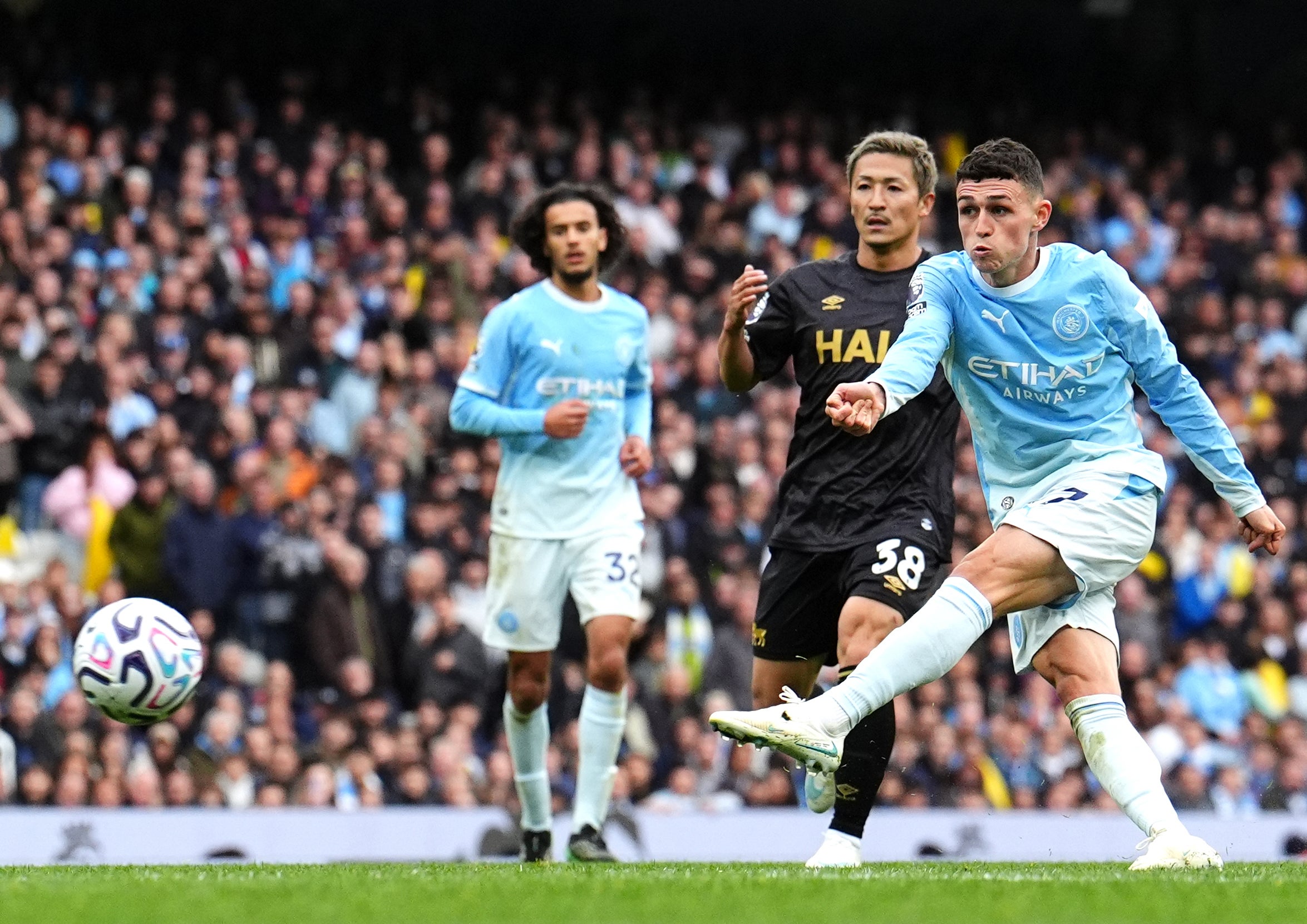 Phil Foden ended his goalless streak but scoring City's opener at the Etihad