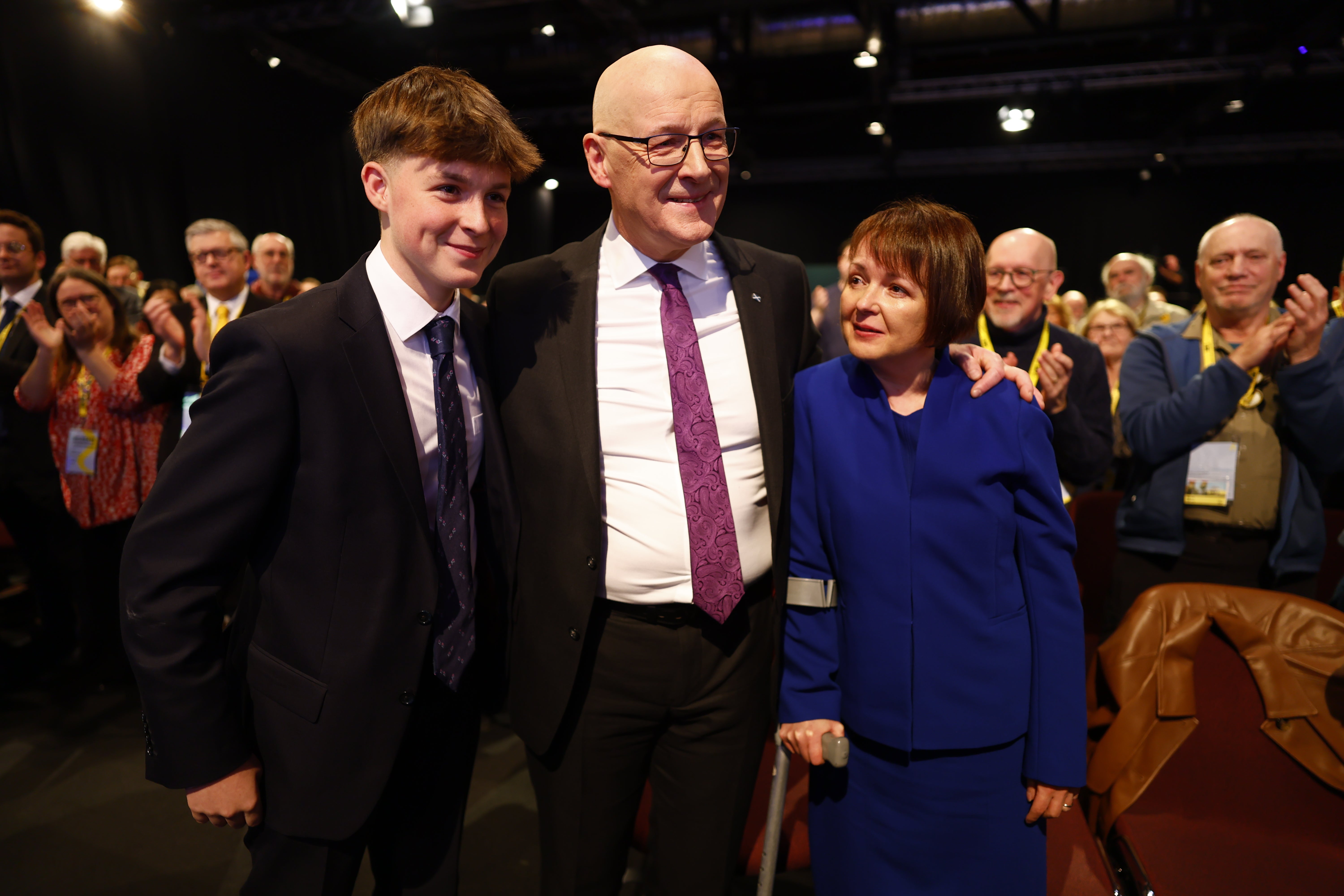 'We don't need to be trapped in Brexit Britain': Emotional John Swinney says he'll deliver Scottish independence for teenage son