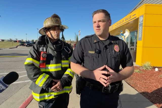 Speaking at a news briefing shortly after the incident, Captain Aaron Moses, executive officer with the Wichita Police Department, provided preliminary details with Battalion Chief Jose Okades of the Wichita Fire Department
