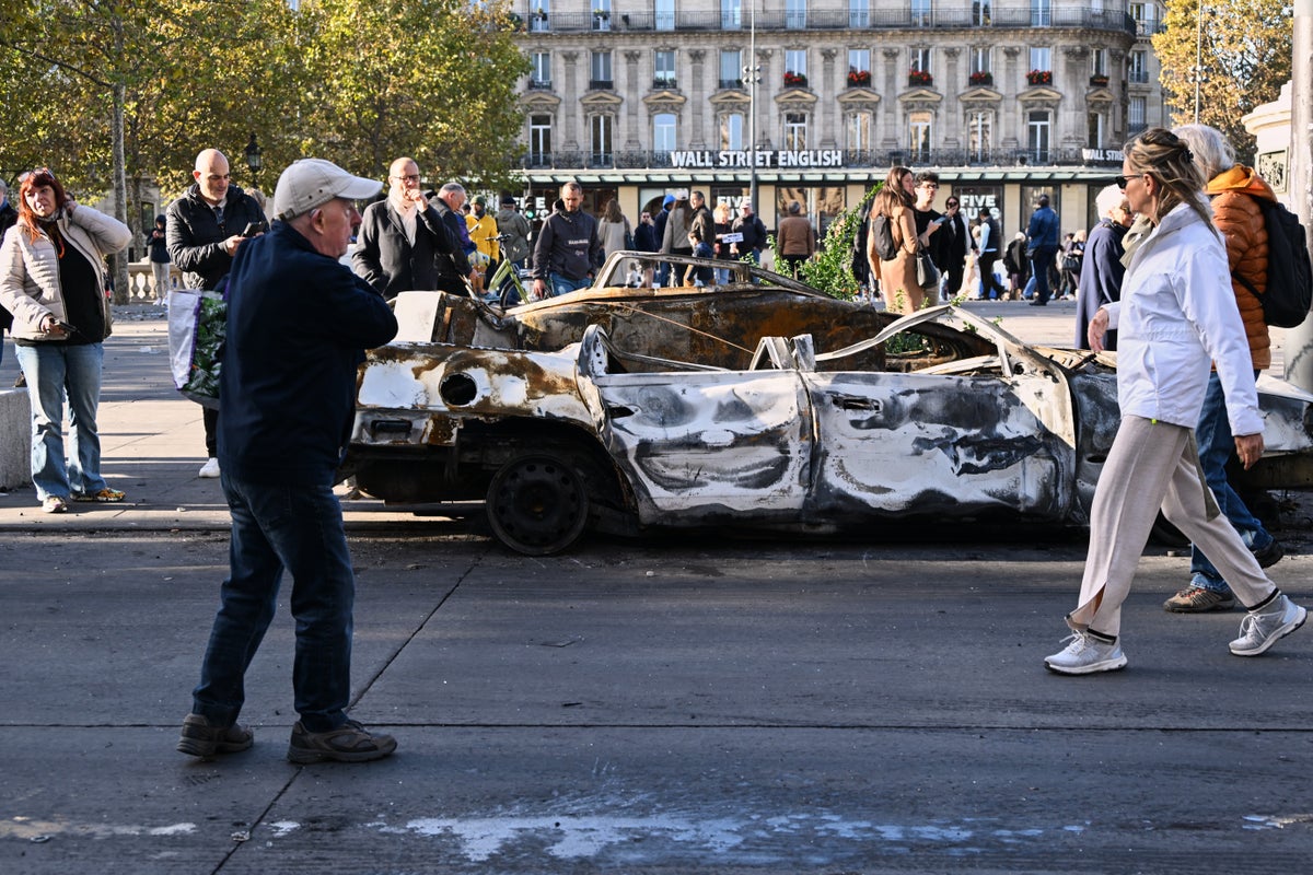 French police say up to 1,800 arrested as protests turn violent