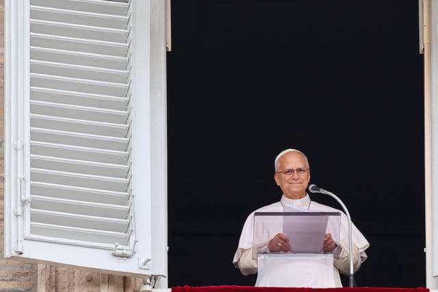 The crowd erupted in cheers when the pontiff showed himself in the window overlooking the square, where a week ago on the same occasion of the traditional Angelus blessing he revealed that a nodule had been located on his lung, and that it would be surgically removed