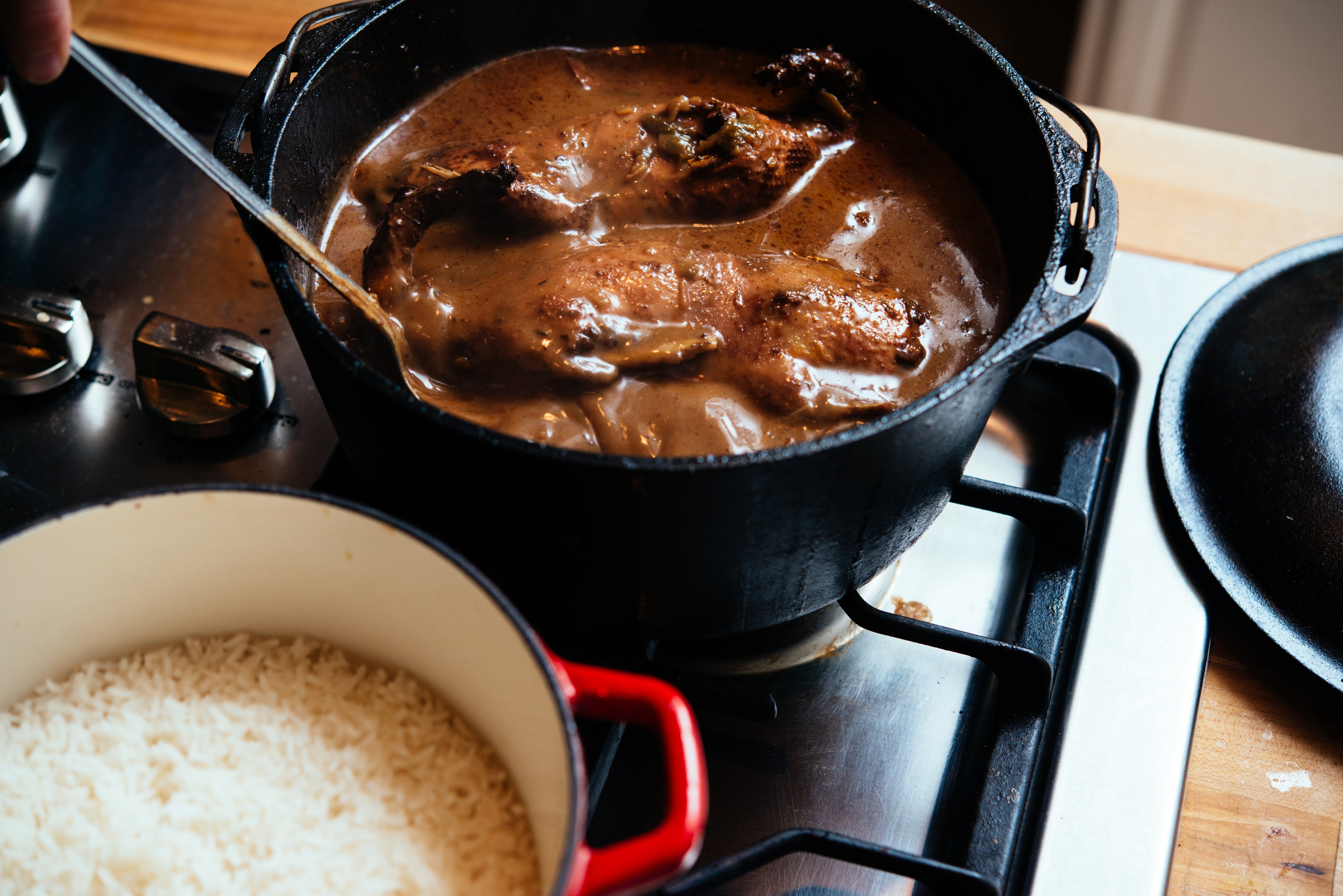 A Lafayette gumbo cooked with chicken