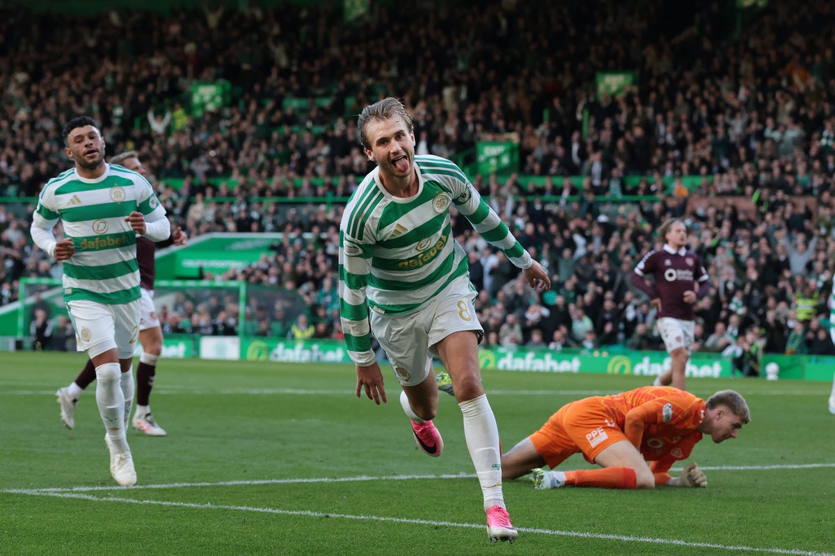 Celtic inflict more misery on Hearts to seize advantage at top of Scottish Premiership