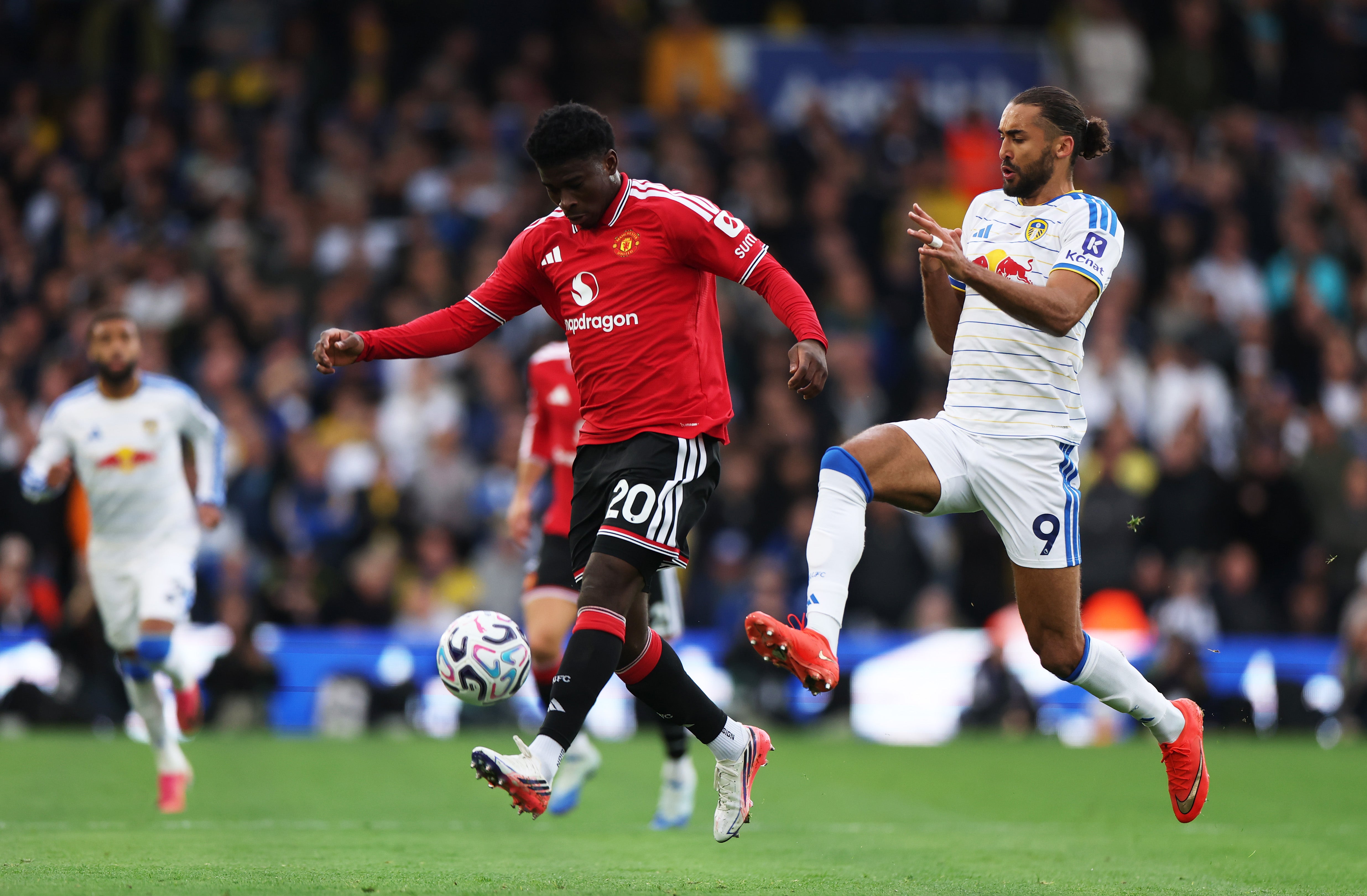 Carrick was impressed with Carlos Baleba against Leeds