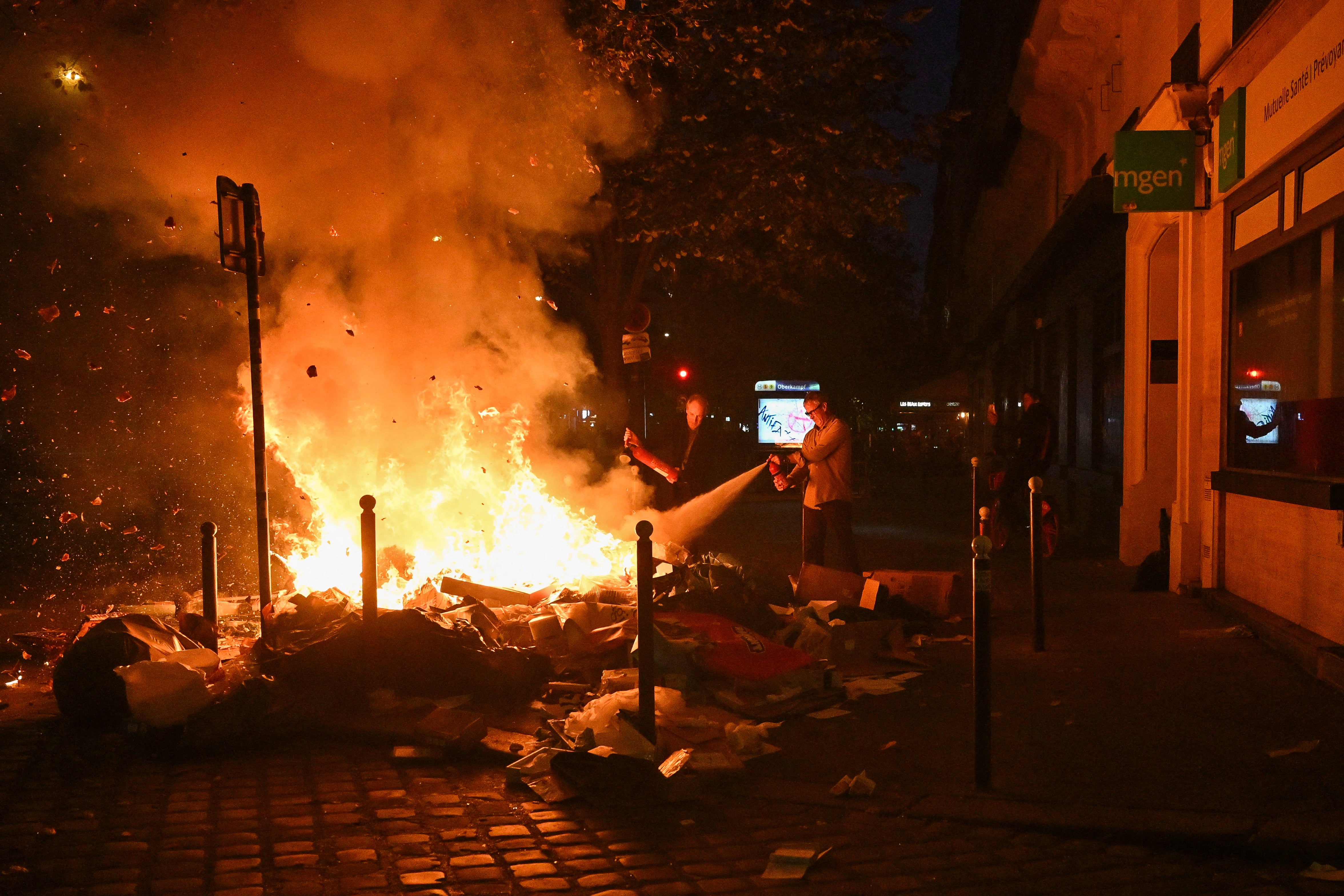 Mass demonstrations took place across major cities in France on Sunday
