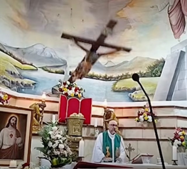 Patricio Sánchez Molinari was killed by a cross while live streaming Catholic Mass