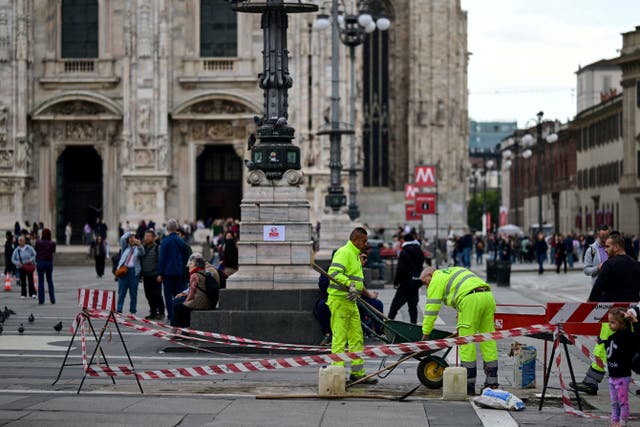 Italy approved the deployment of more military personnel to Milan after clashes over the weekend