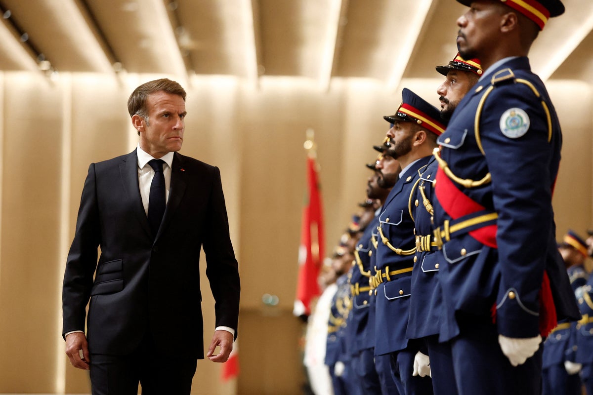 Macron criticised for Kuwait trip amid violent French protests 