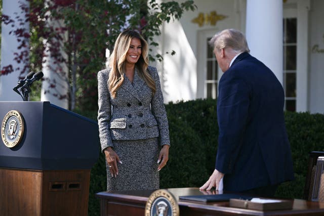 Donald and Melania awkwardly rolled out a women’s health initiative Monday wth scant details about what it actually does