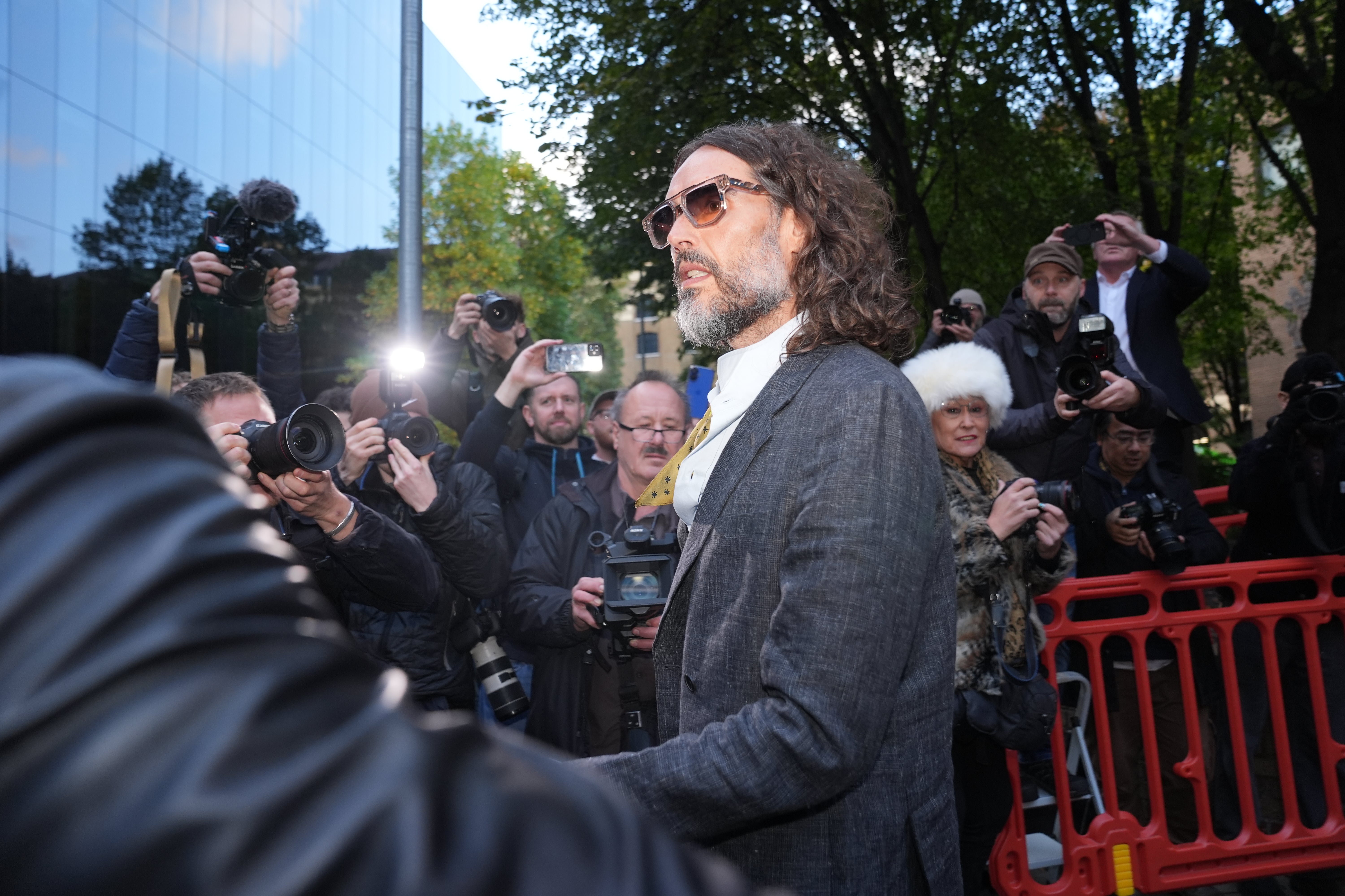 Brand, now 51, is accused of a ‘violent’ attack on the woman at Choice FM in central London in the mid-2000s, when he was shooting to fame as a Big Brother presenter and TV star