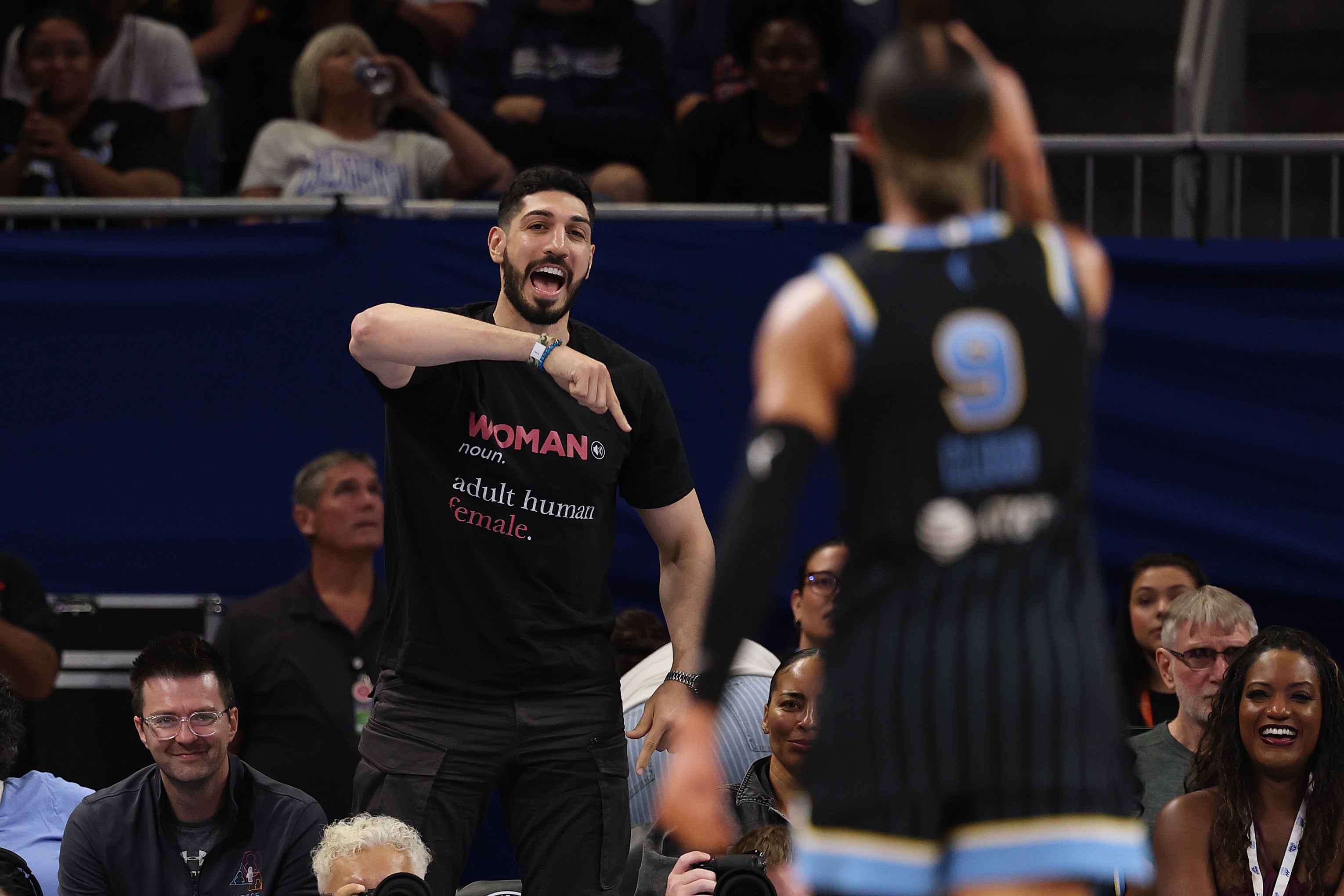Enes Kanter Freedom was involved in a confrontation with Natasha Cloud back in August