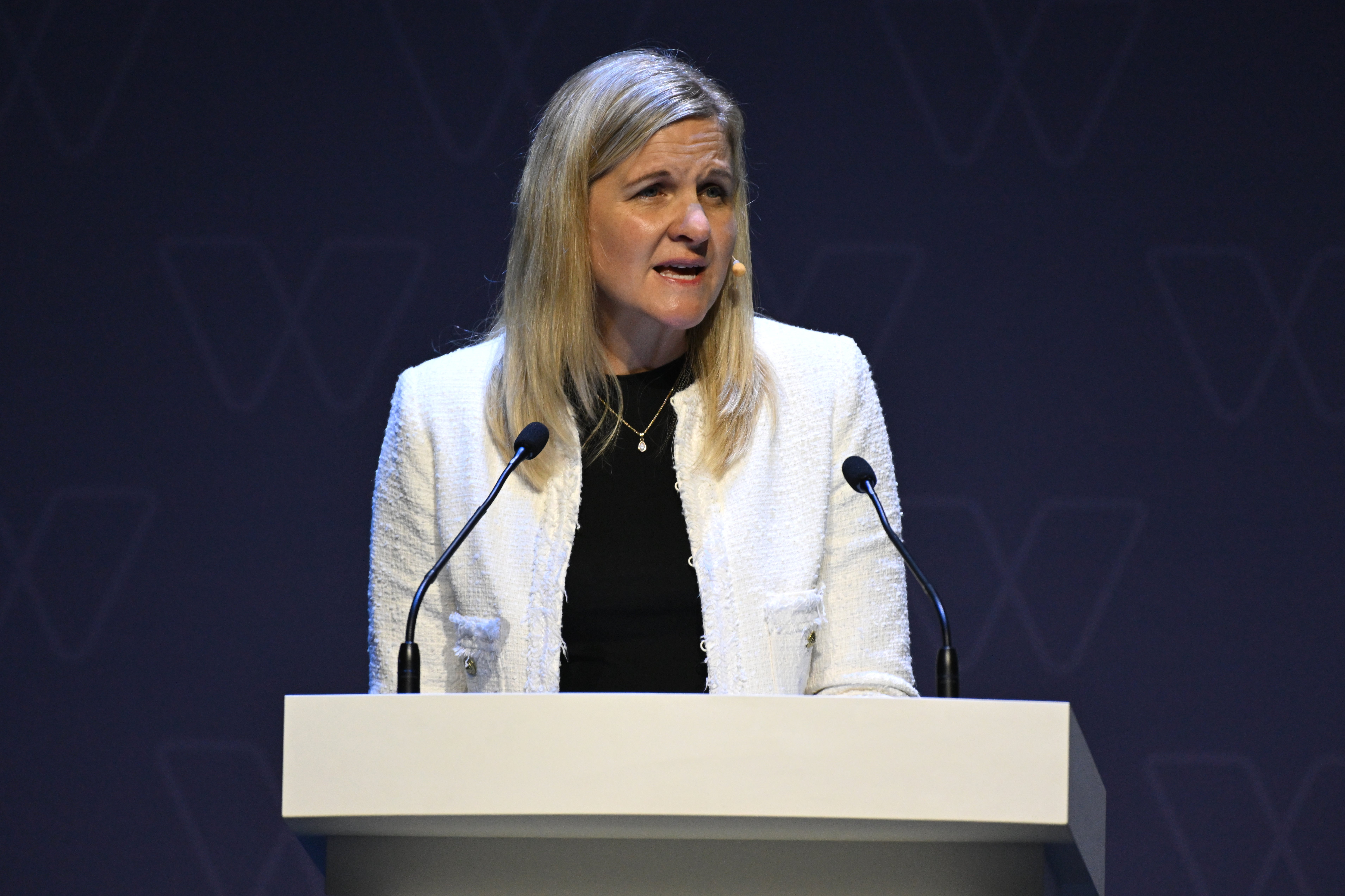IOC president Kirsty Coventry