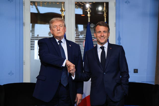 The Daily Wire’s White House correspondent Mary Margaret Olohan was asking about French President Emmanuel Macron’s comments about the Iran war, when Trump accused her of spewing ‘fake news’ and asked what outlet she was with