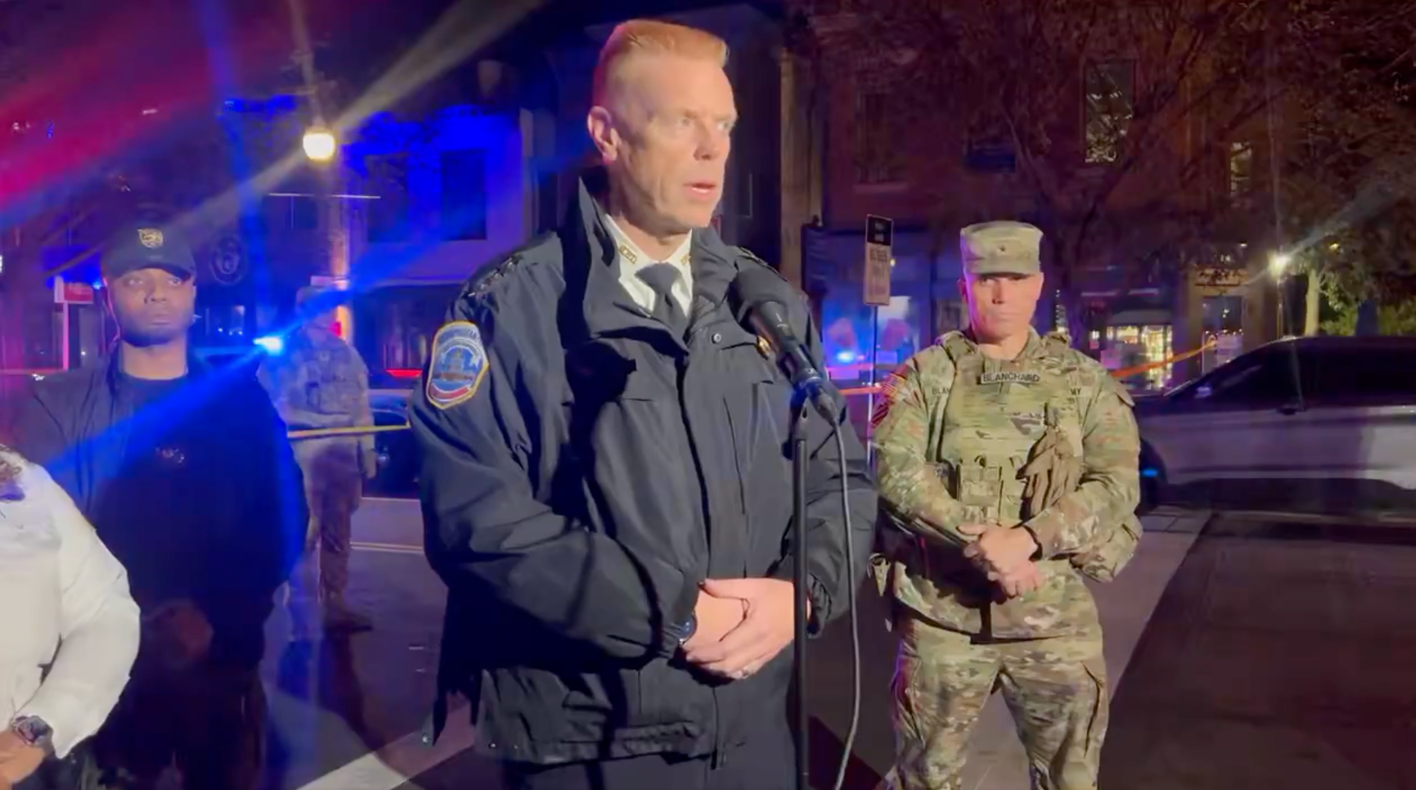 National Guardsman injured in DC shooting after attempting to break up street fight