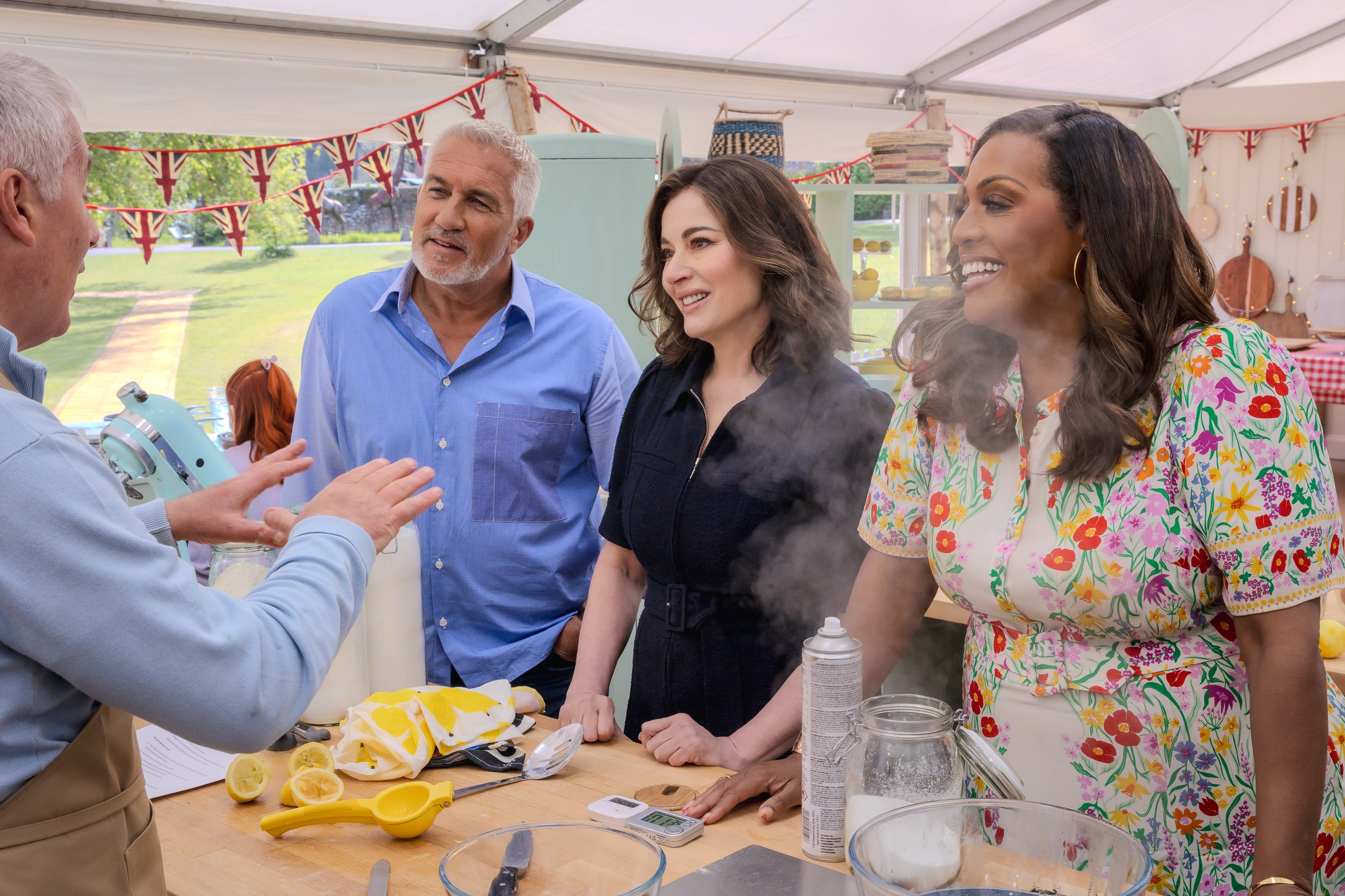 <p>A sixth contestant has left the tent</p>