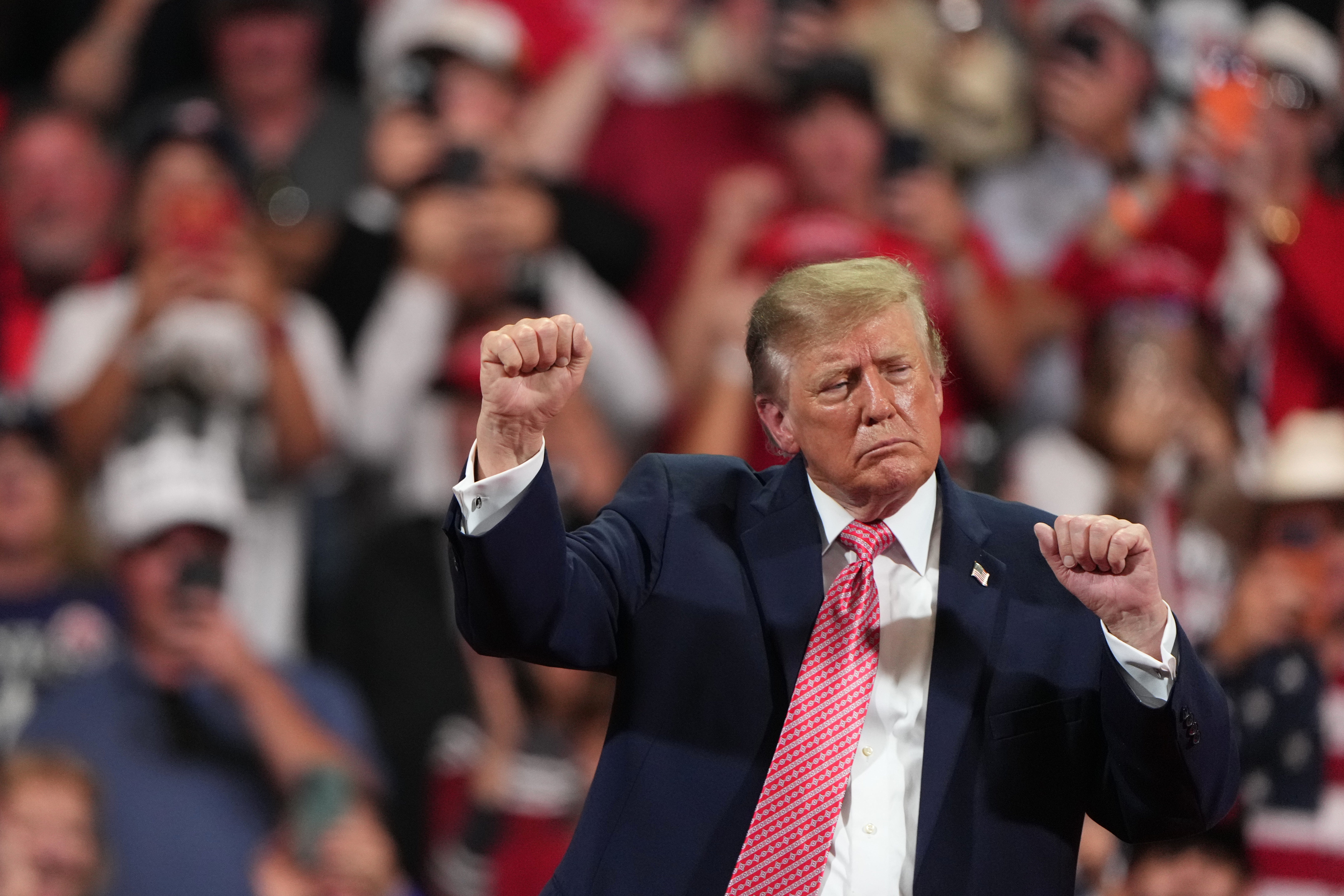 Trump has remained publicly bullish about his party’s prospects, touting GOP candidates as hard to beat at rallies across the country