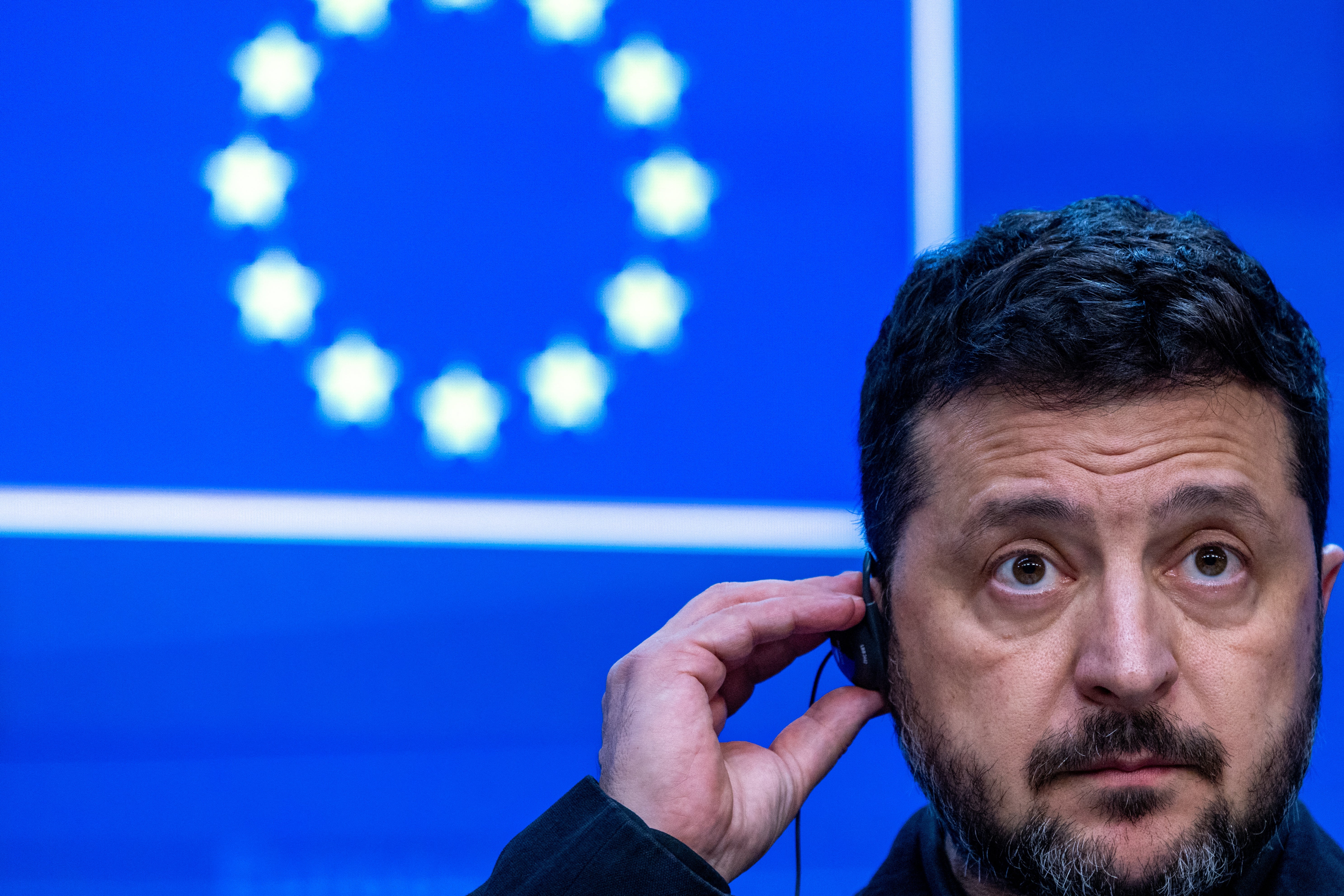 Ukraine's president Volodymyr Zelen