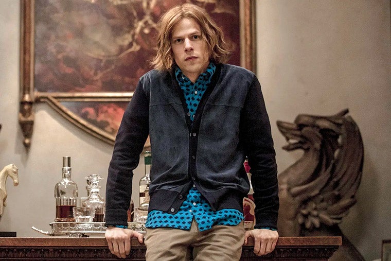 Eisenberg played supervillain Lex Luthor in the widely panned 2016 superhero film