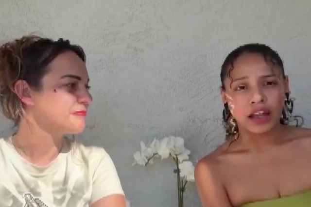 Candelaria’s daughter Alaisha (right) says that she wants her mom to remembered as a happy person