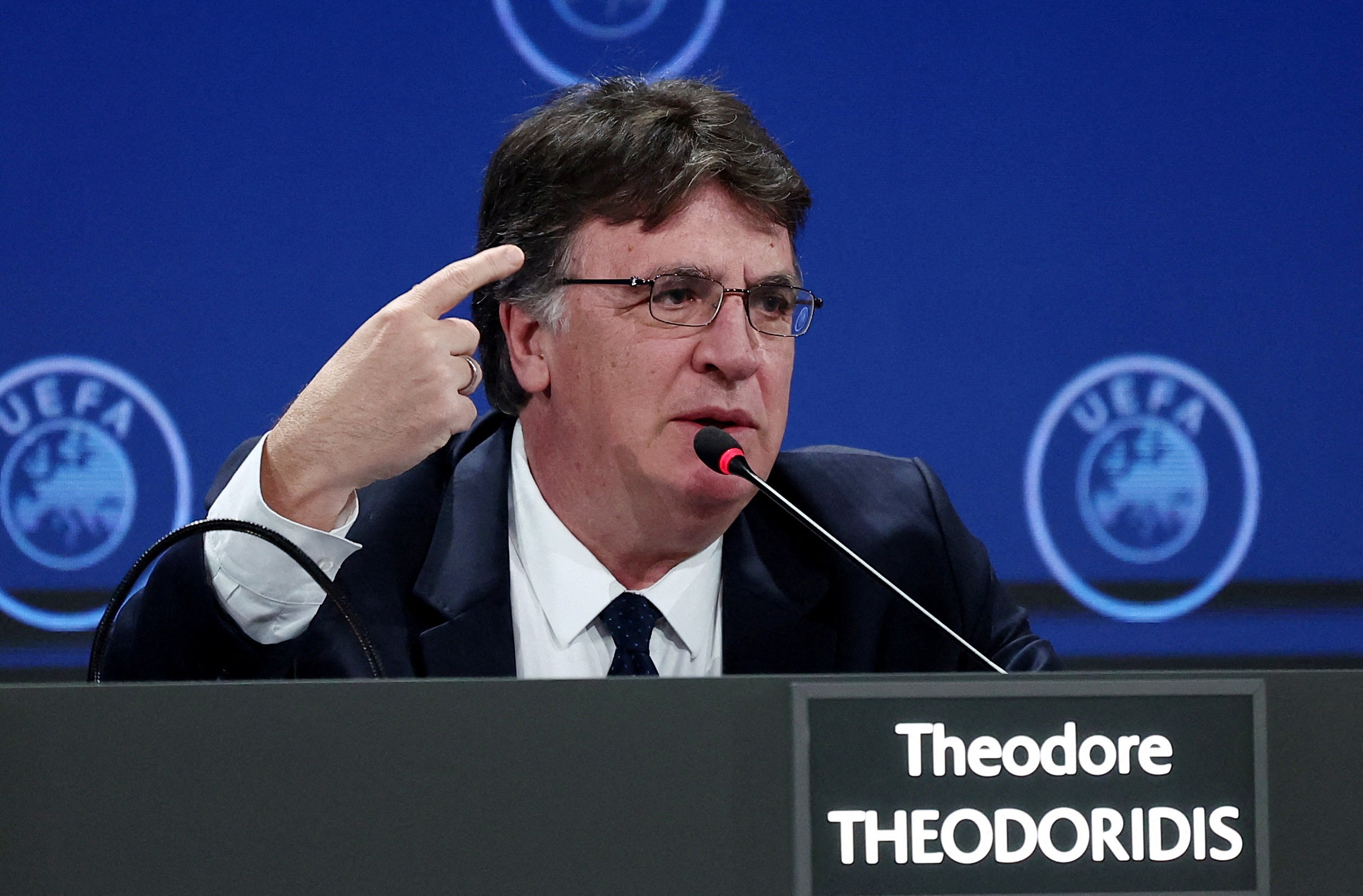 Uefa General Secretary Theodore Theodoridis