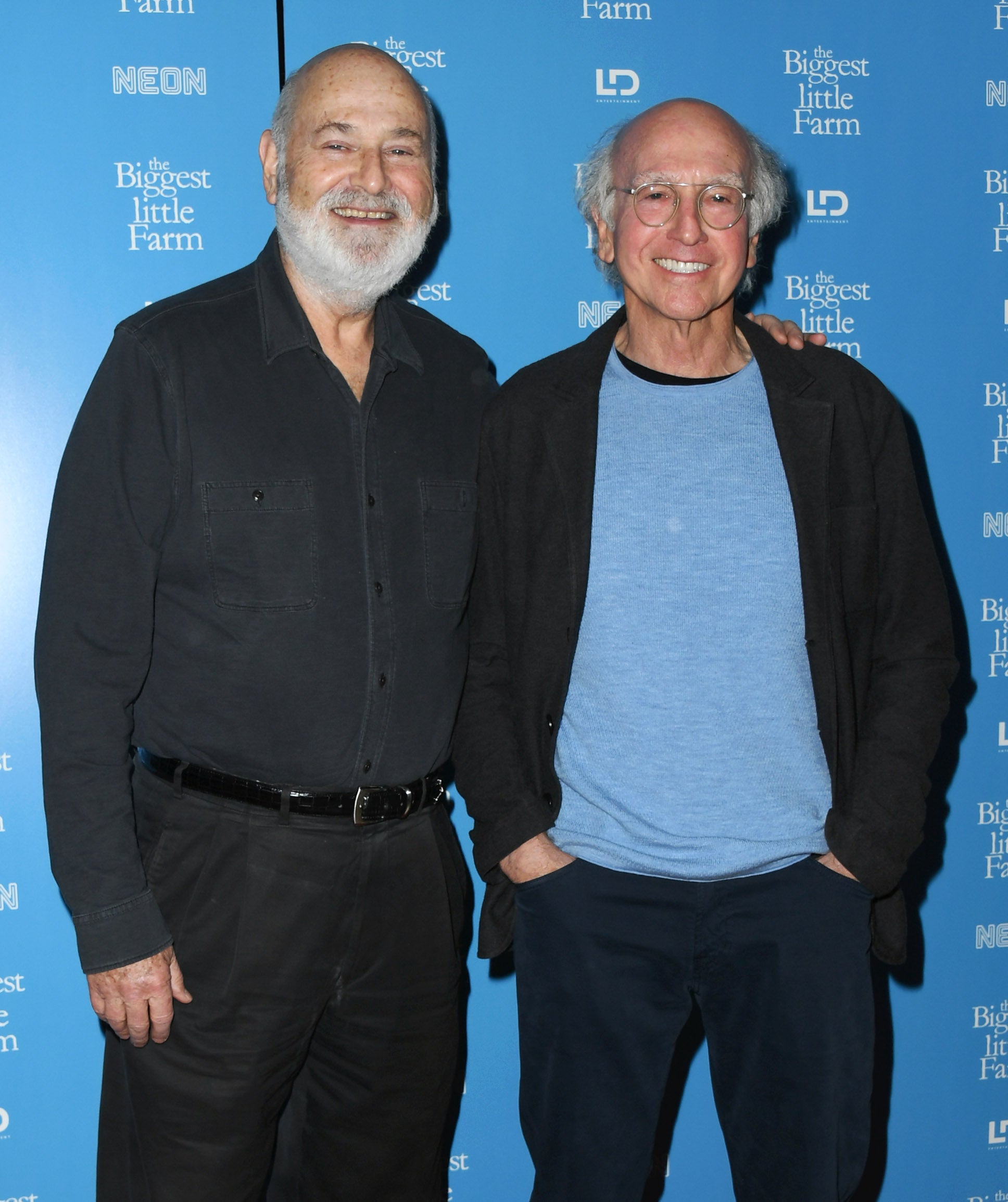 Rob Reiner and Larry David nearly worked on an unproduced screenplay together, but it never happened, according to a new book