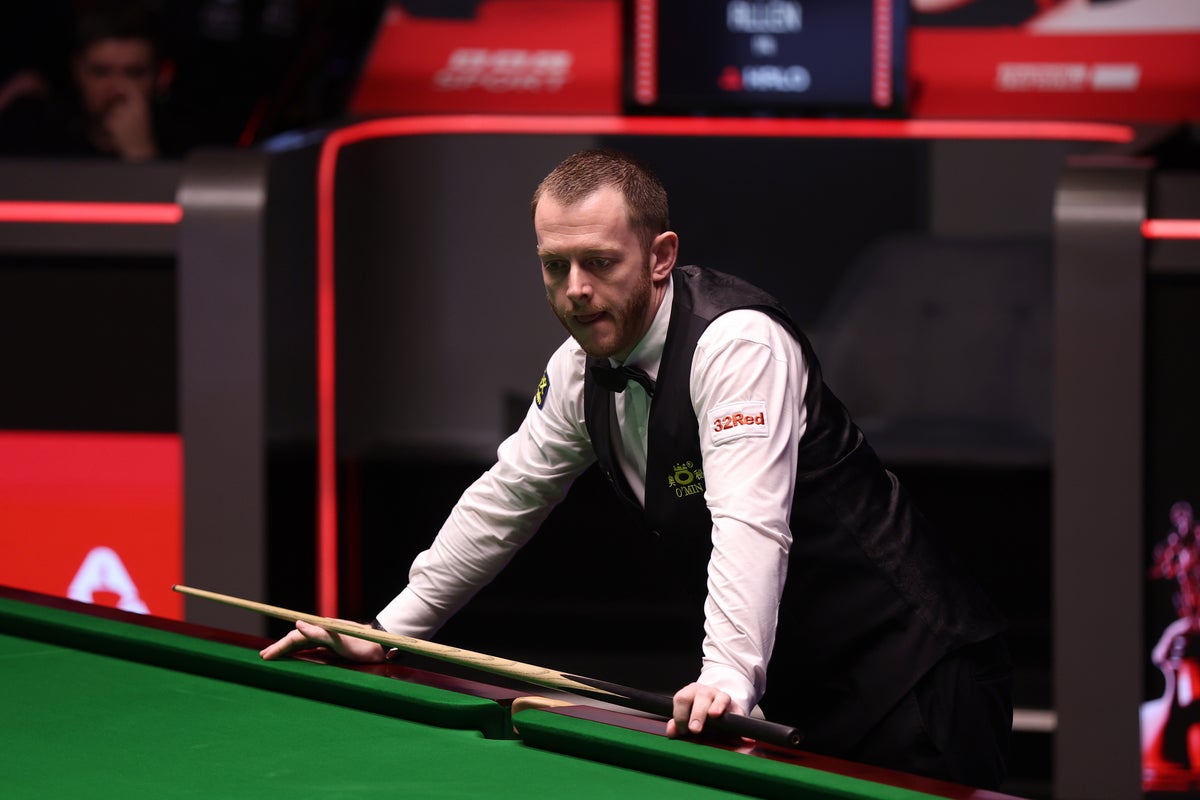 ‘I’m in a bad place’: Snooker star Mark Allen consoled in heart-breaking interview