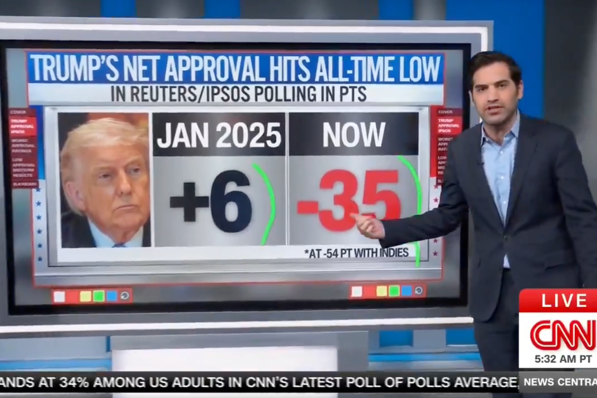 Trump’s tumbling poll numbers leave CNN data guru stunned