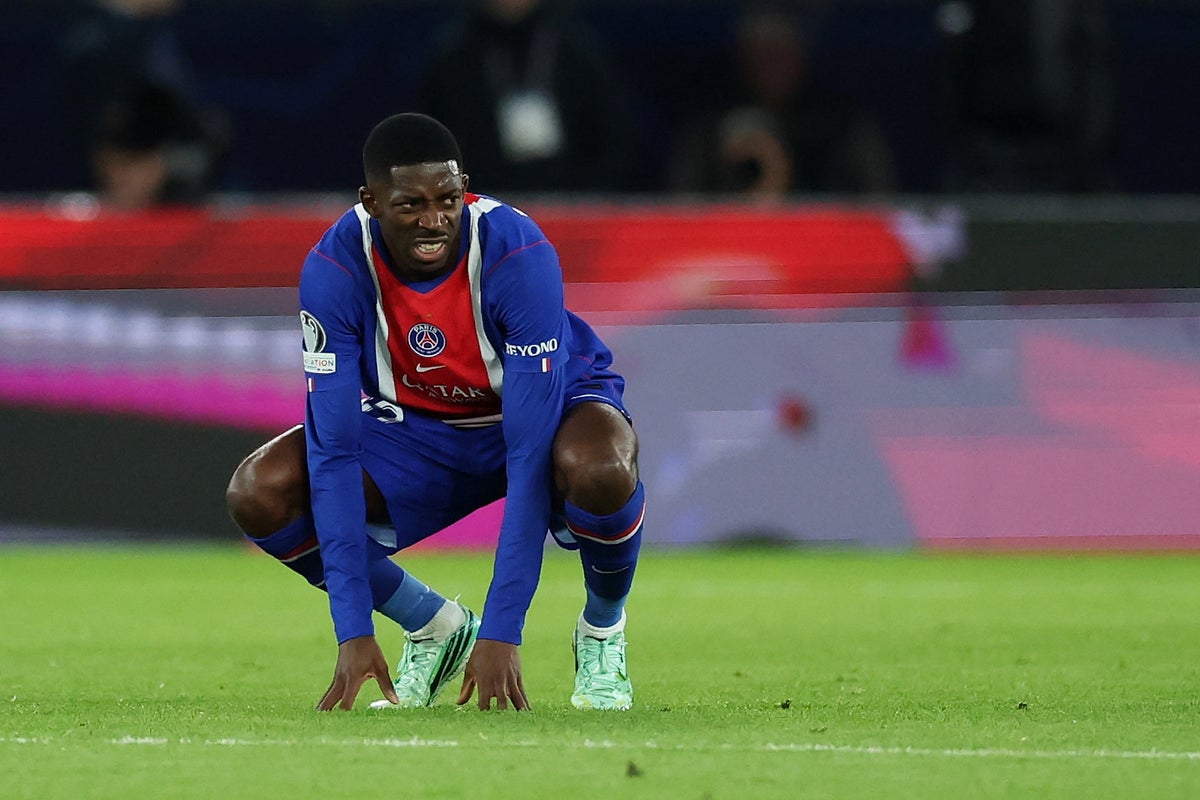PSG dealt huge Ousmane Dembele injury blow in heavyweight clash with Barcelona